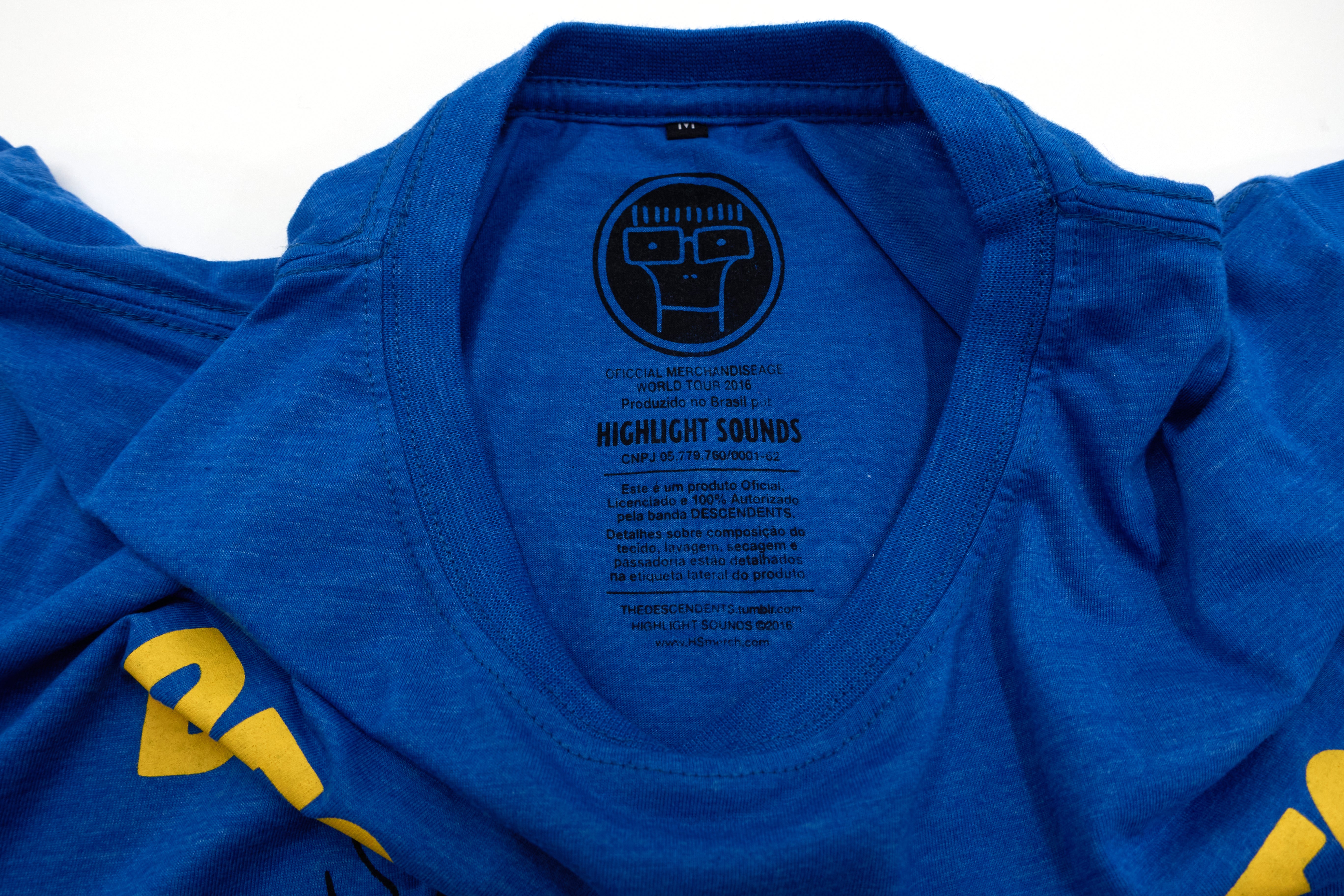 Descendents - Brazil 2016 Tour Shirt Size Medium