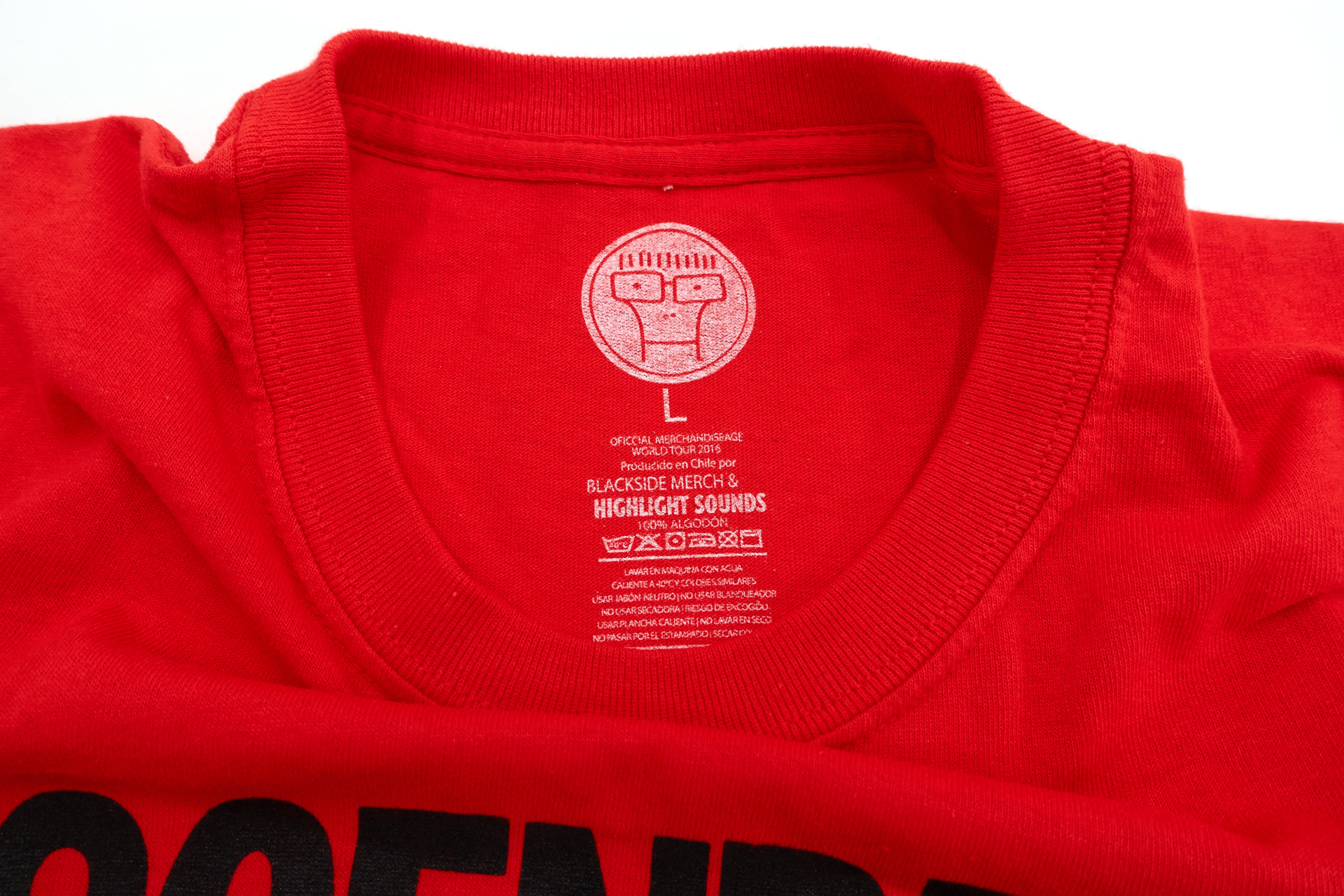 Descendents - Chilé 2016 Tour Shirt Size Large