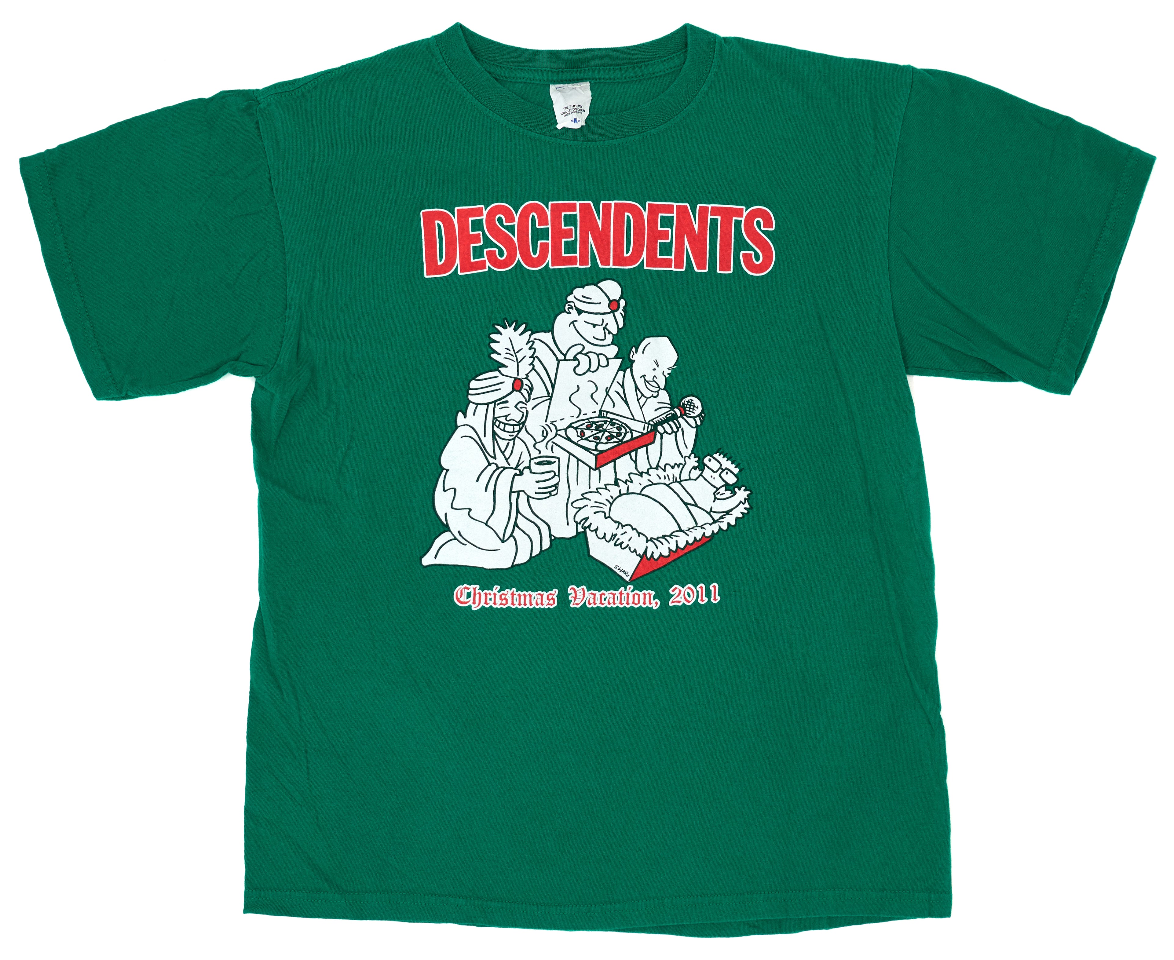 Descendents - Christmas Vacation 2011 Tour Shirt Size Medium