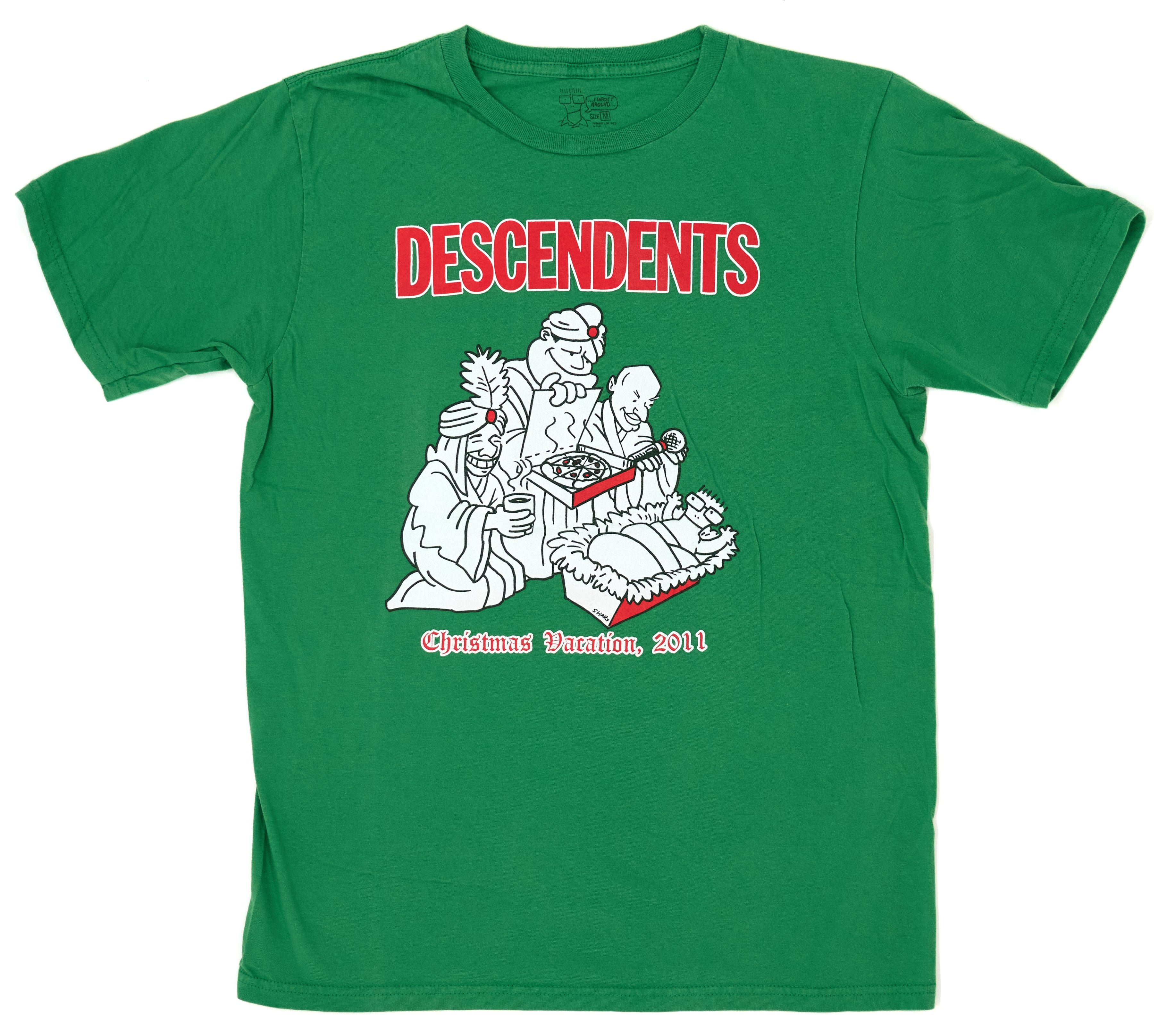 Descendents - Christmas Vacation "I Wasn't There" Edition 2011 Shirt Size Medium