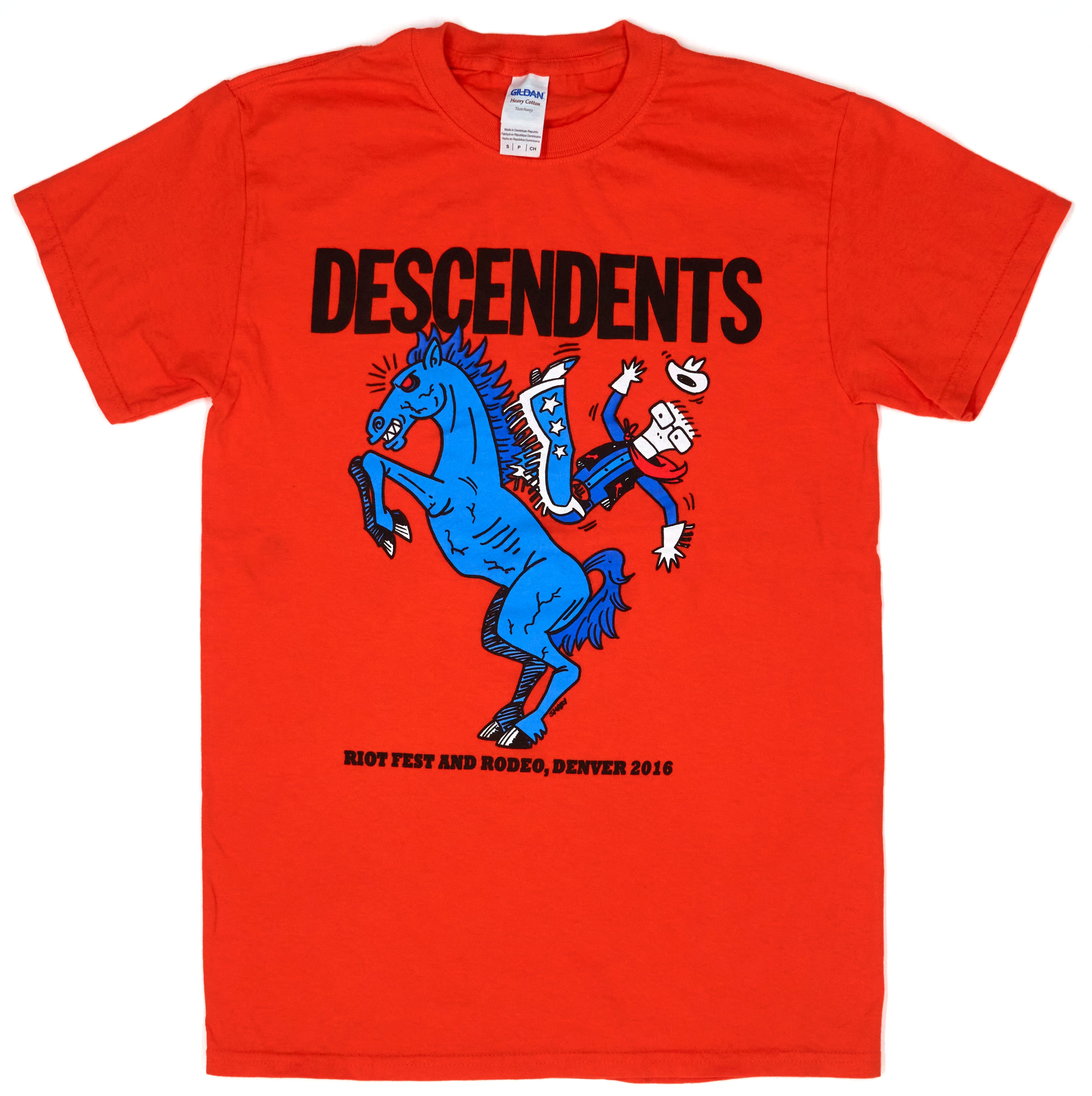 Descendents - Denver Riot Fest and Rodeo 2016 Tour Shirt Size Small