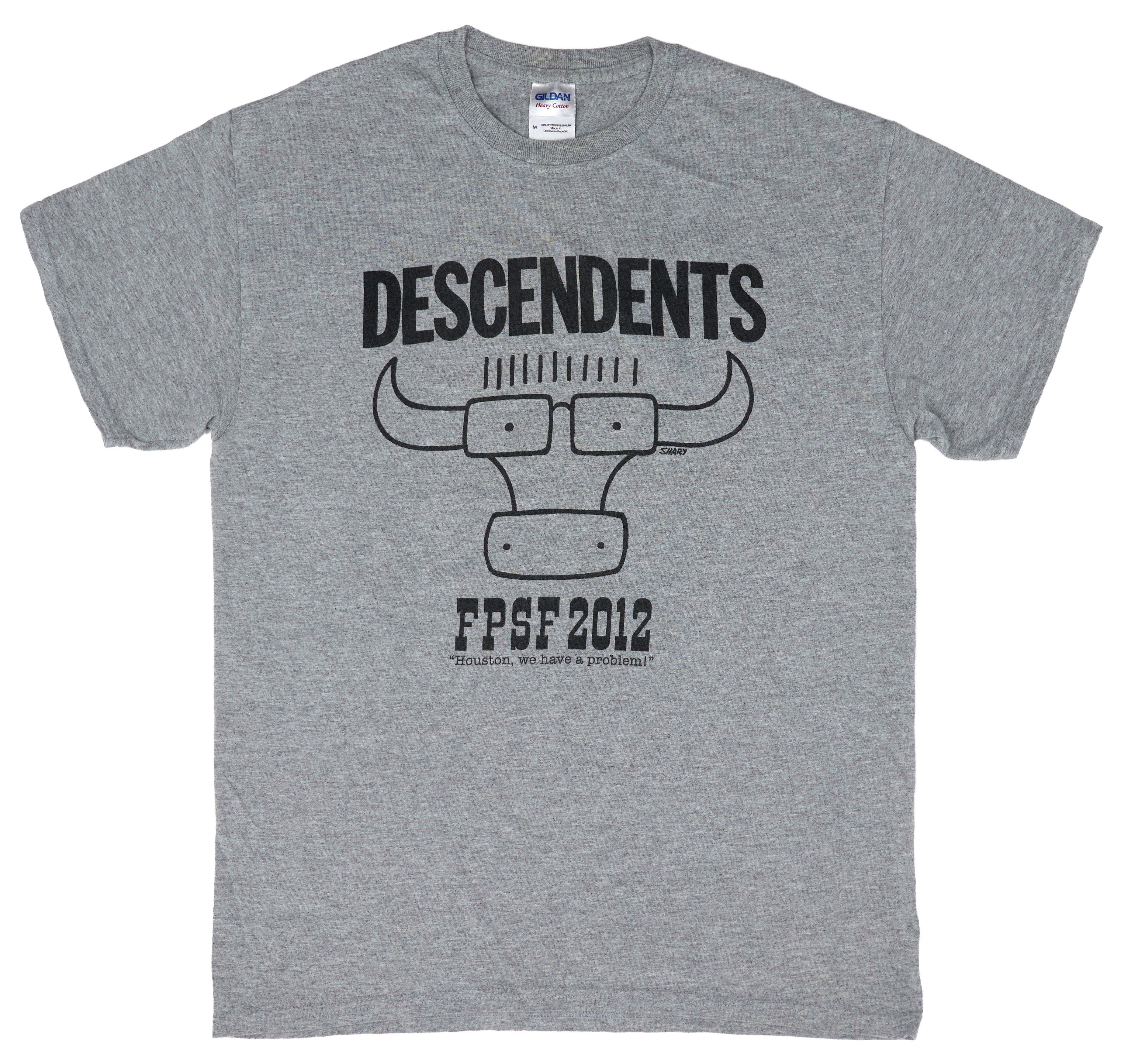 Descendents - Milo Bull FPSF Houston 2012 Tour Shirt Size Medium