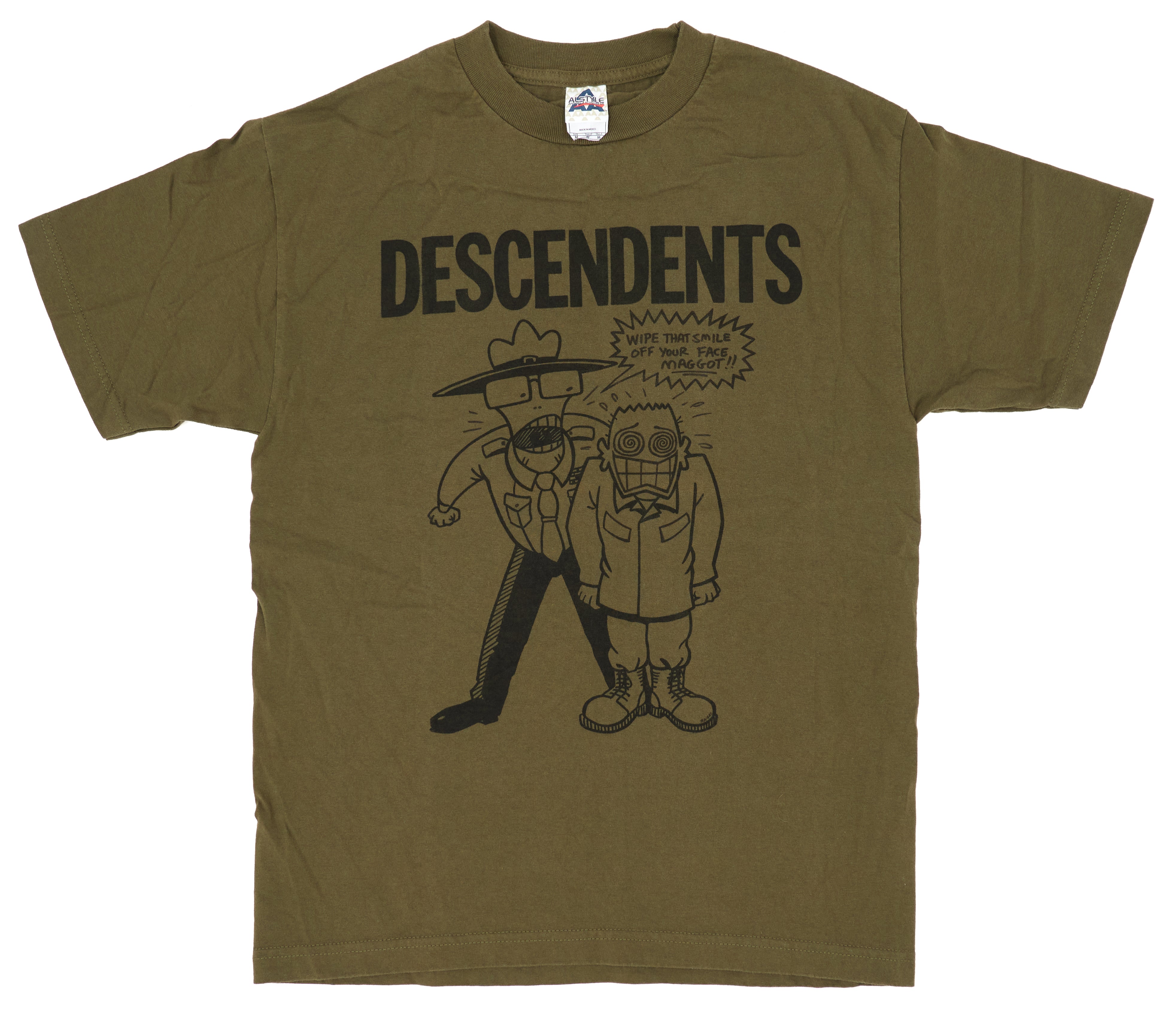Descendents - Full Metal Jacket Milo Tour Shirt Size Medium