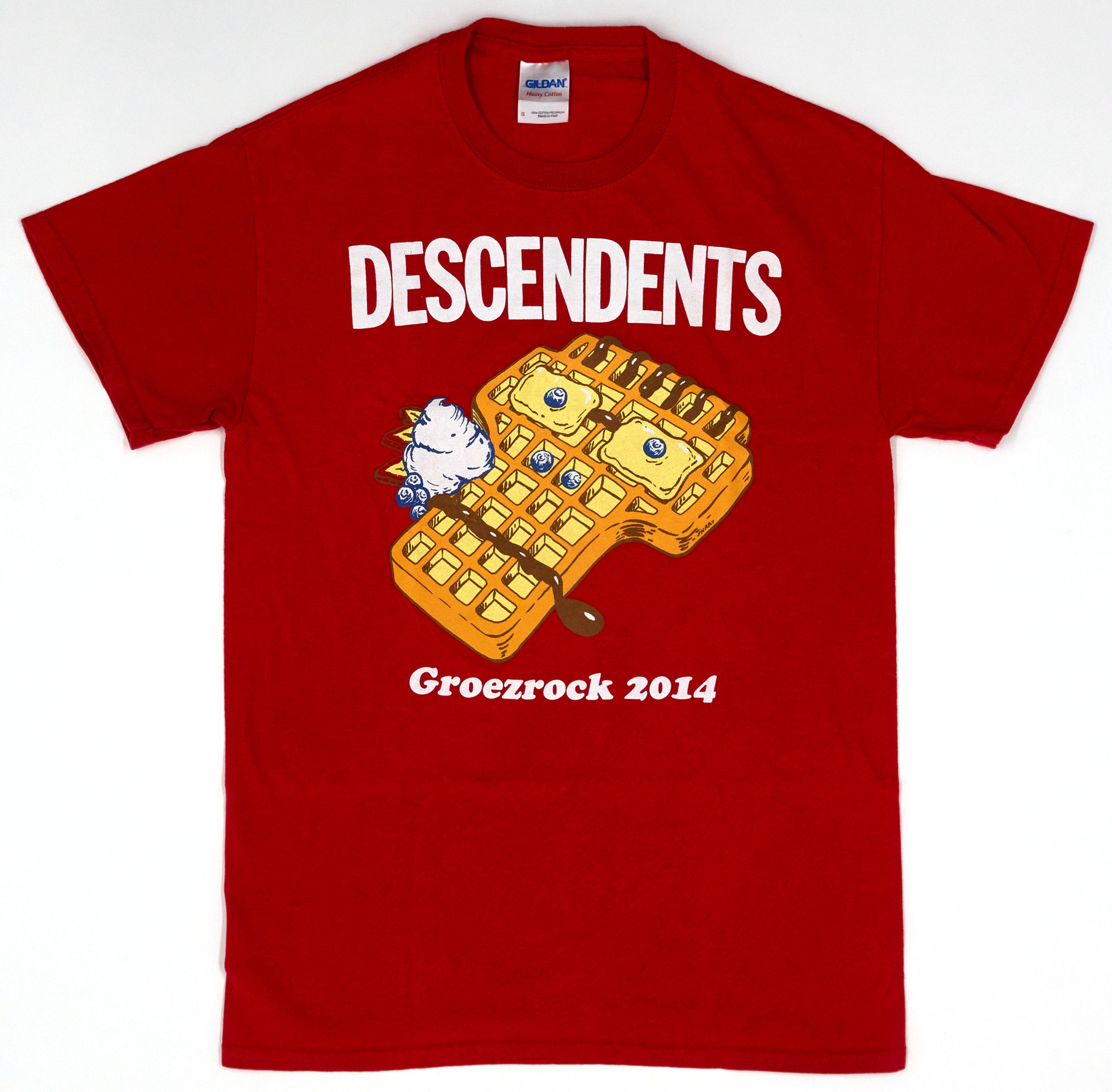Descendents - Groezrock Fest Waffle Milo 2014 Tour Shirt Size Small