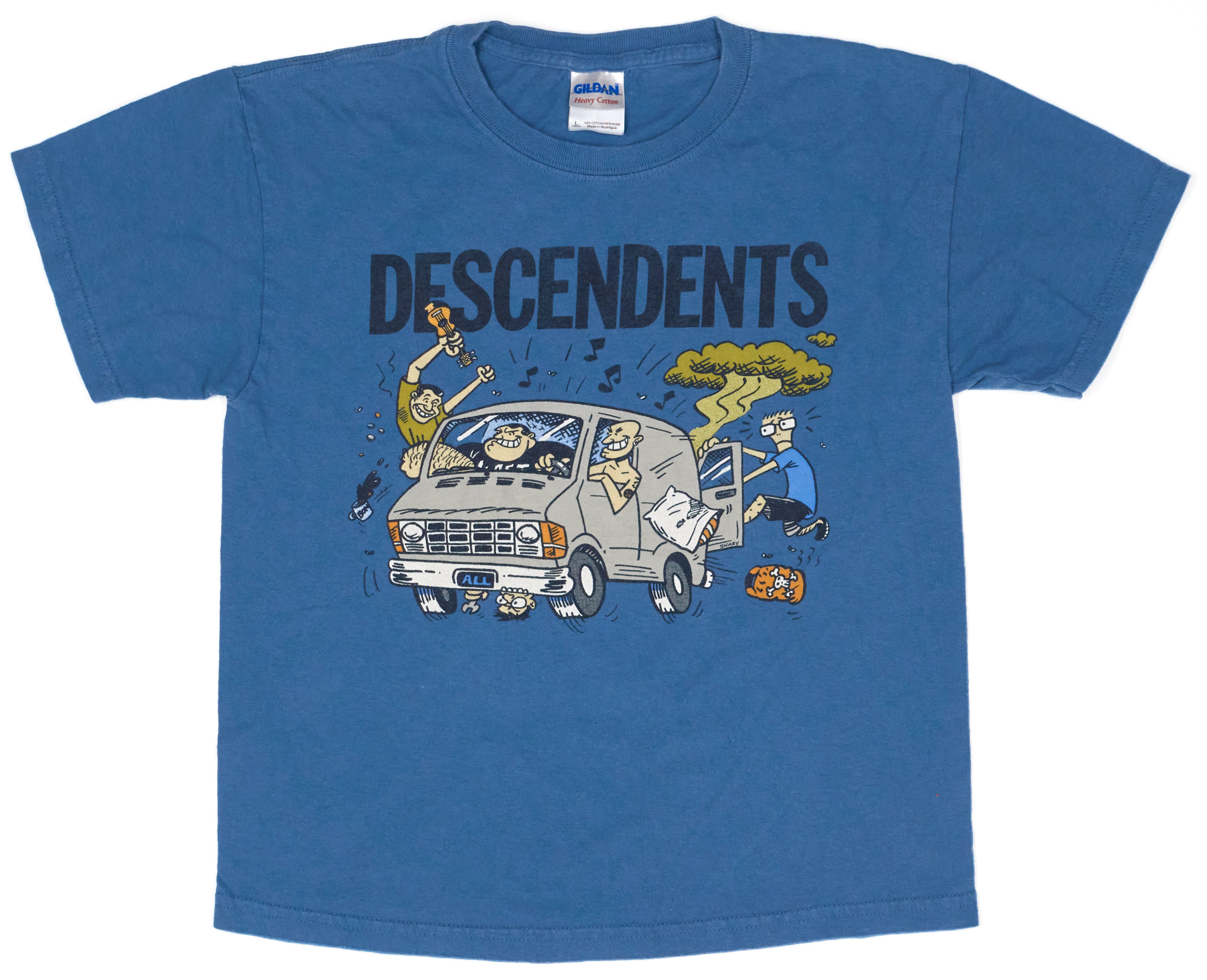Descendents - Here In My Van Tour Shirt Size Youth Large