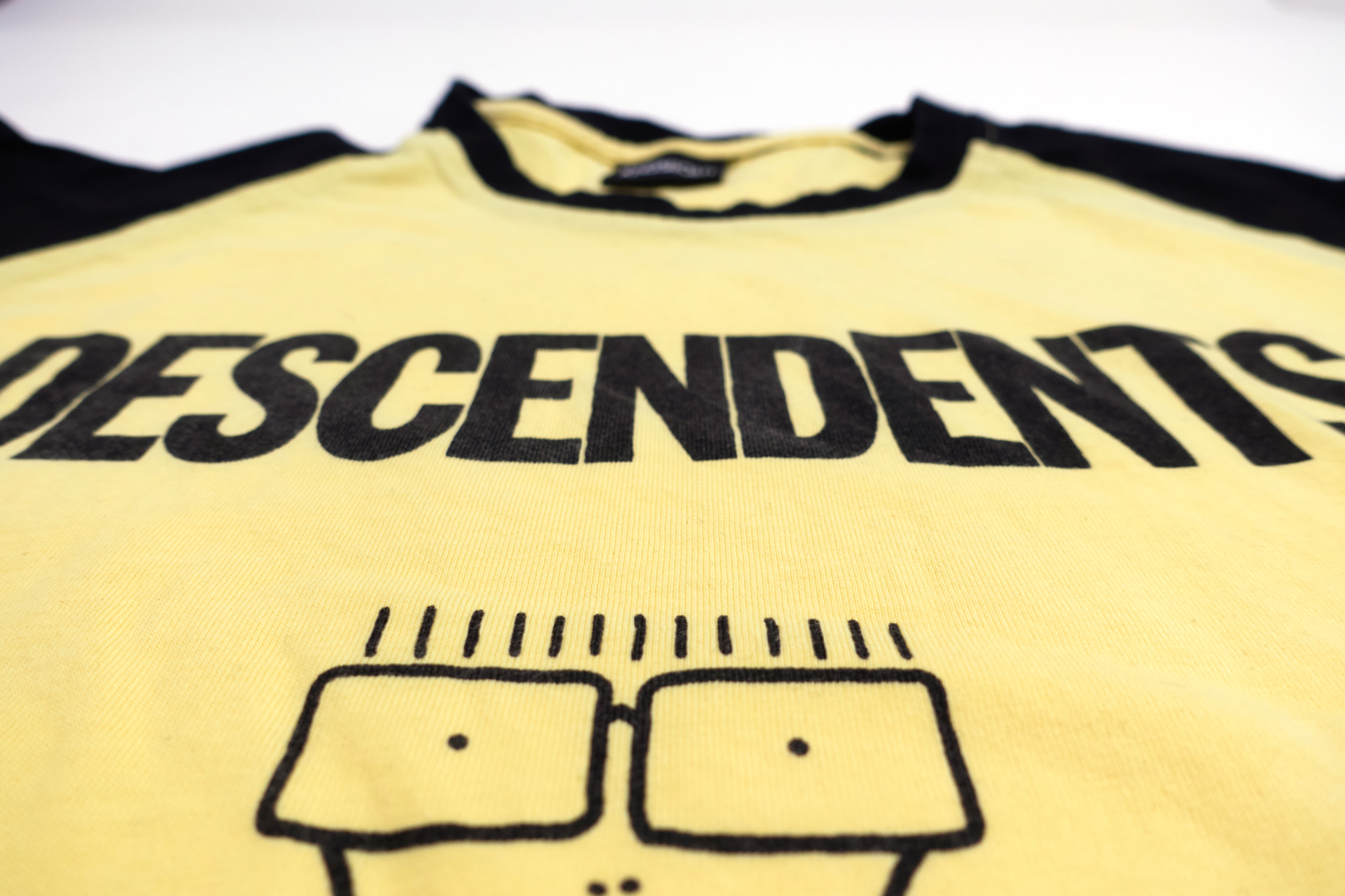 Descendents - I Don't Want To Grow Up Yellow Raglan Tour Shirt Size Medium
