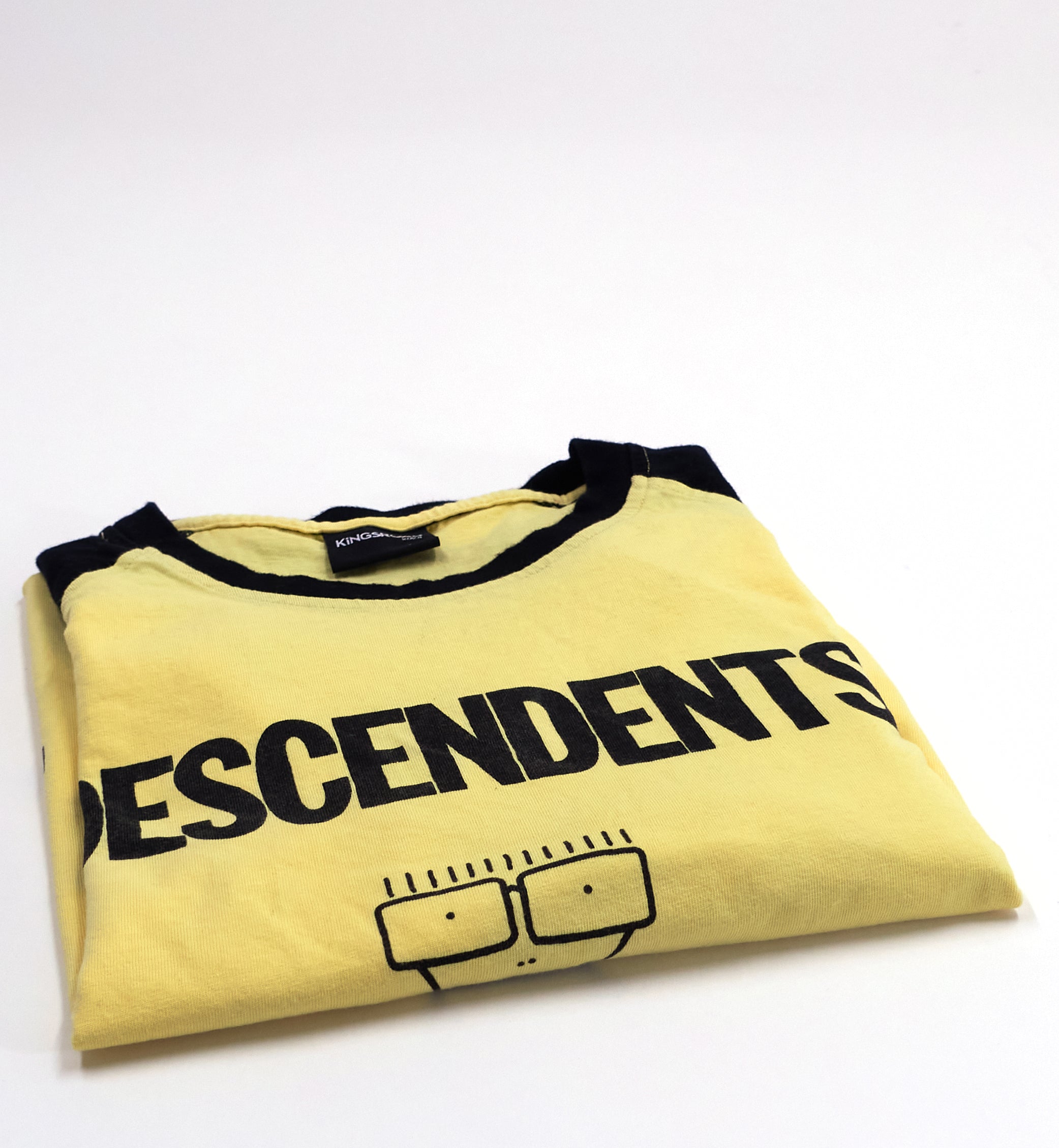 Descendents - I Don't Want To Grow Up Yellow Raglan Tour Shirt Size Medium