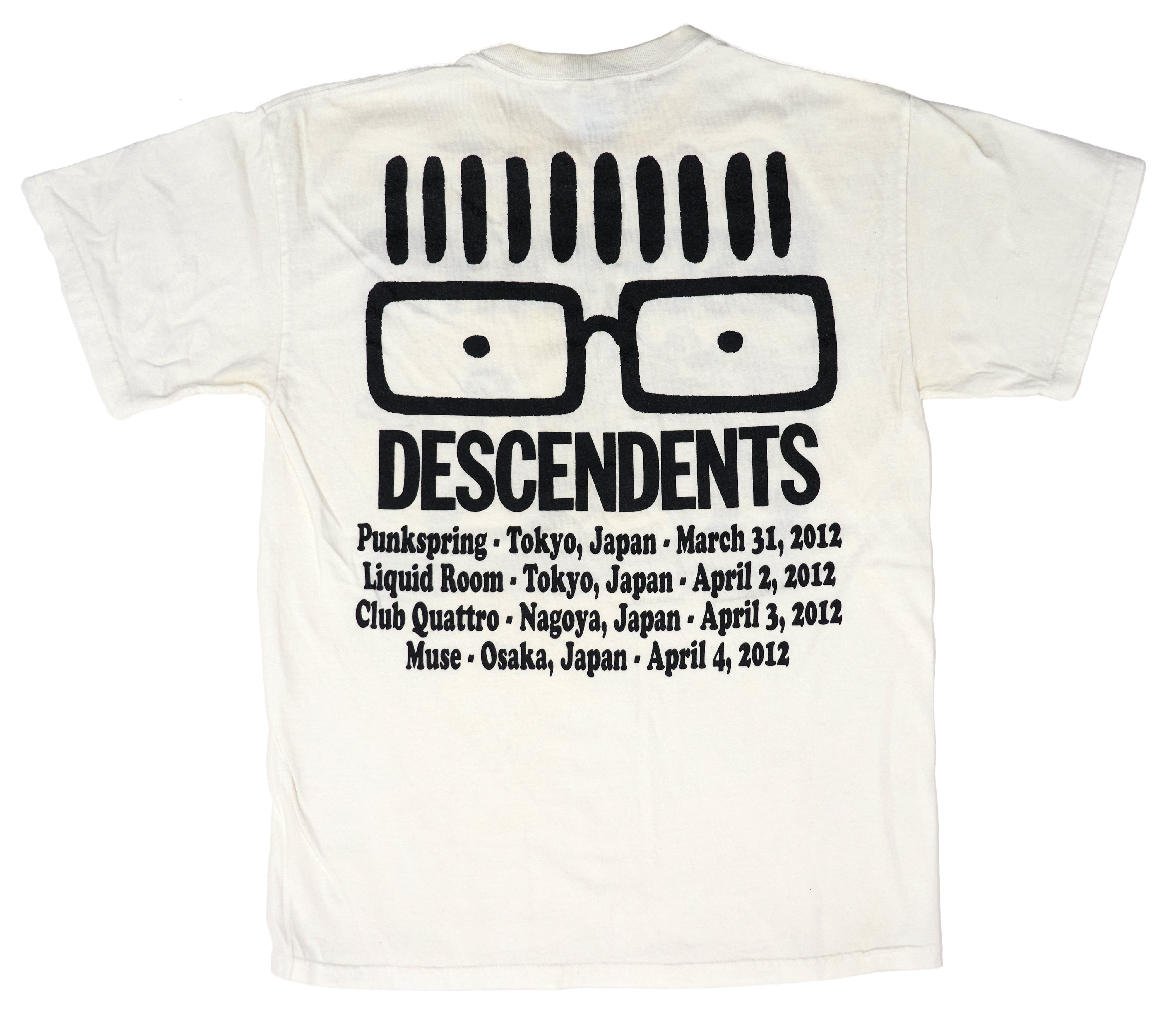 Descendents - Japan Live Cartoon 2012 Tour Shirt Size Medium