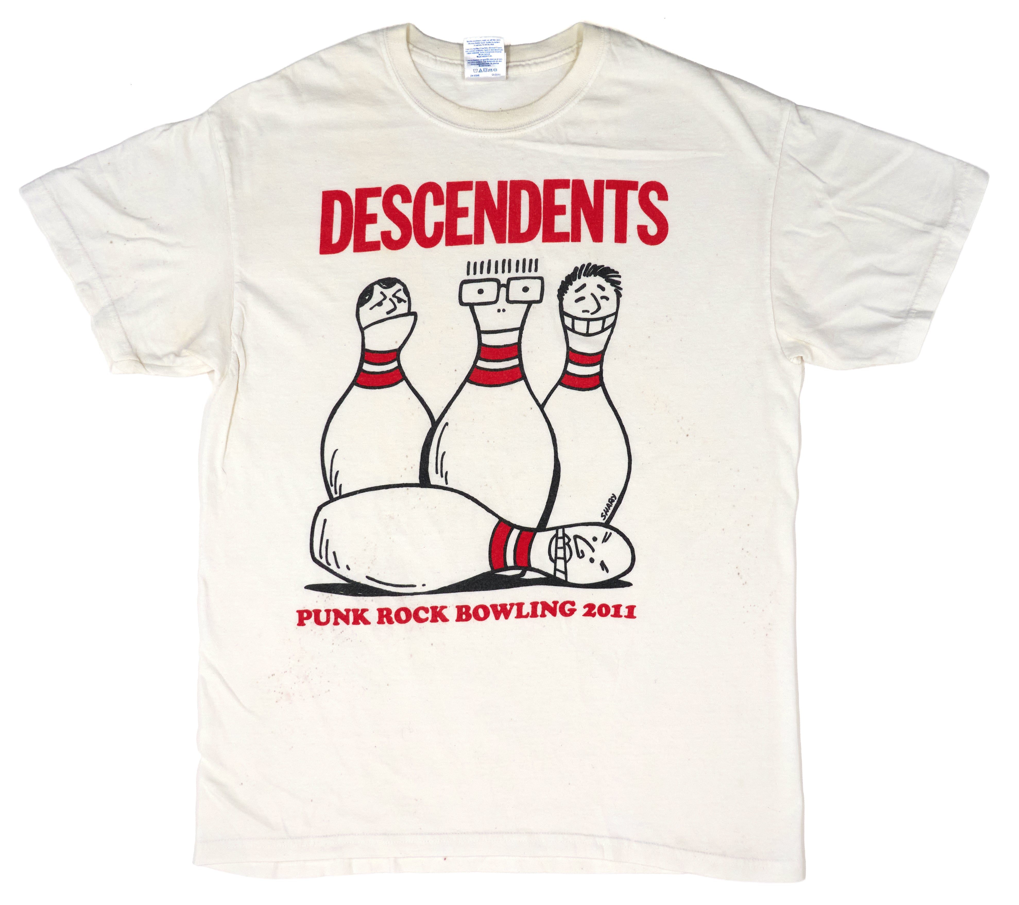 Descendents - Las Vegas, NV Punk Rock Bowling 2011 Tour Shirt Size Medium
