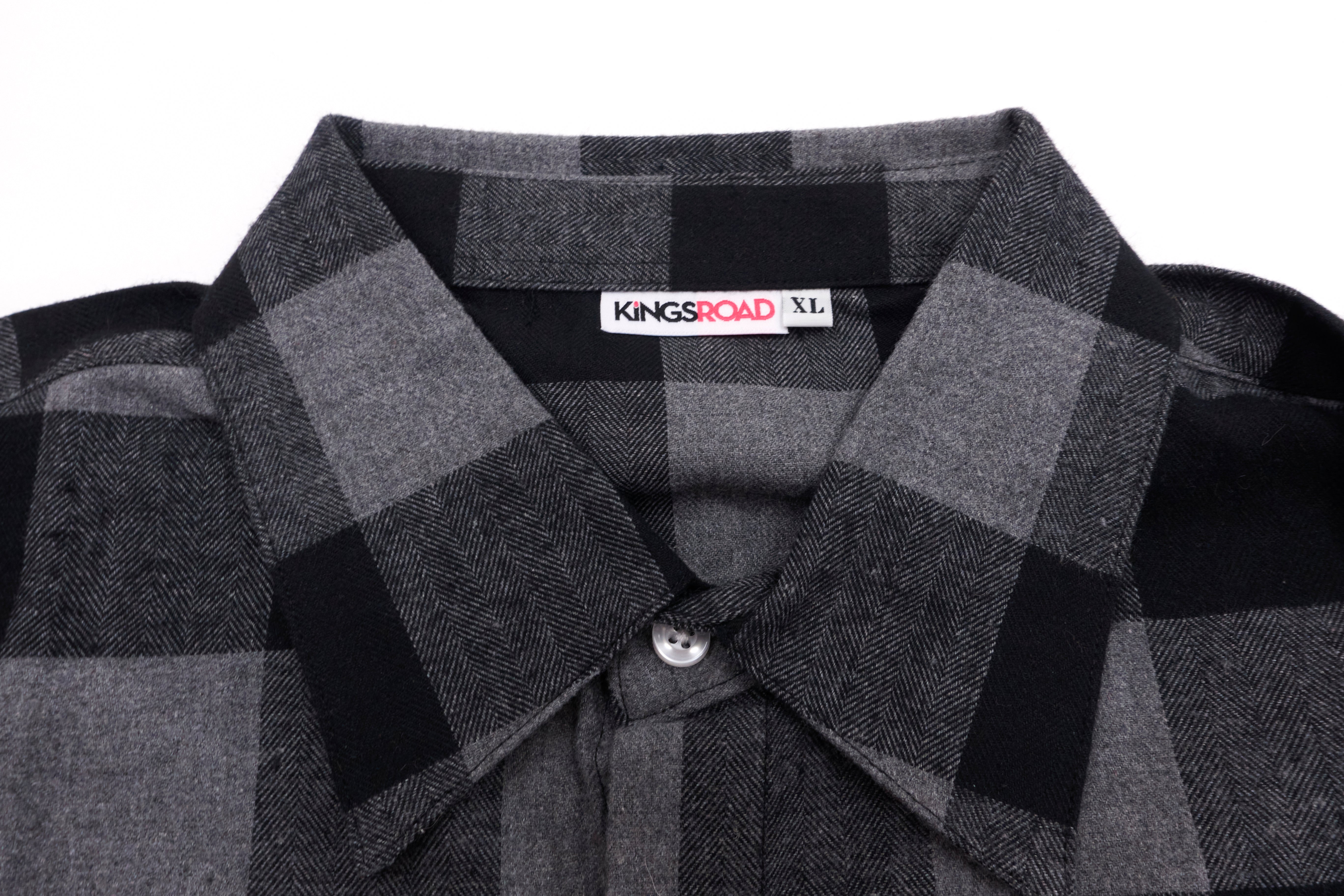 Descendents - Milo Black And Grey Button Up Tour Flannel Shirt Size XL