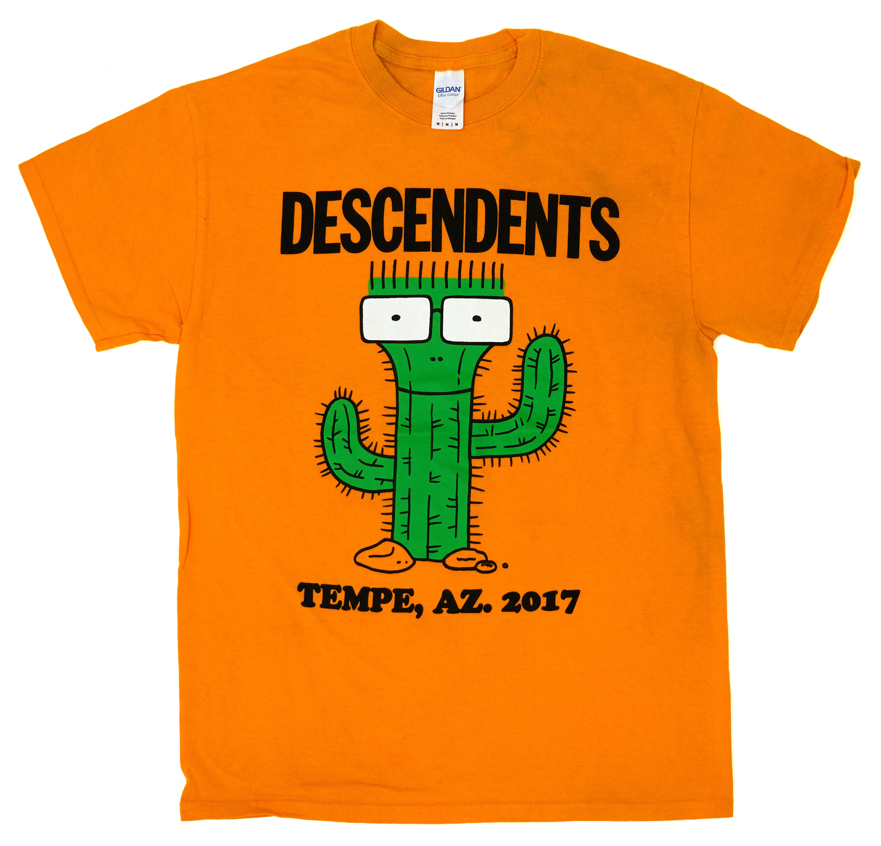Descendents - Milo Cactus Tempe, AZ 2017 Tour Shirt Size Medium