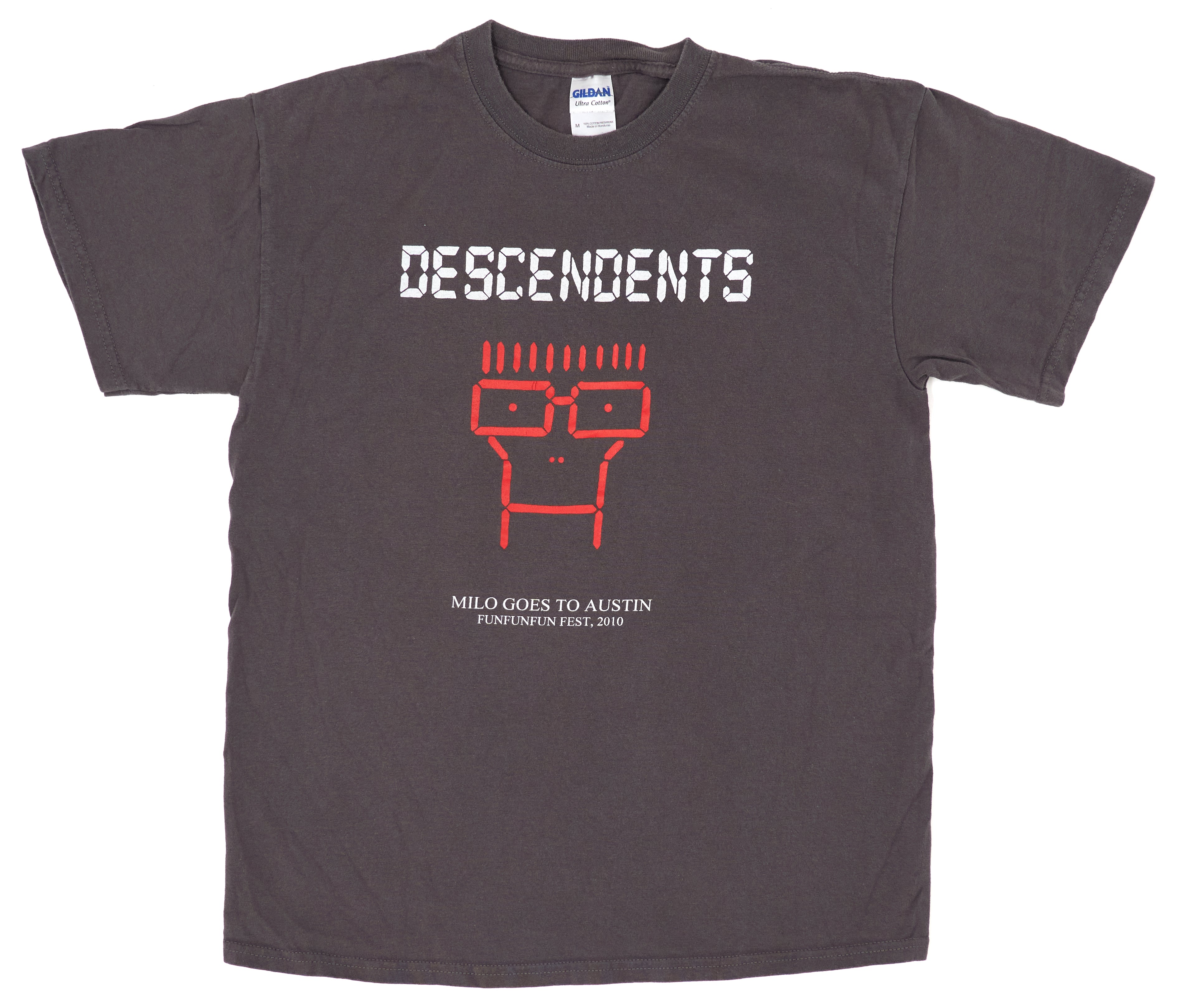 Descendents - Milo Goes To Austin, TX Fun, Fun, Fun Fest 2010 Tour Shirt Size Medium