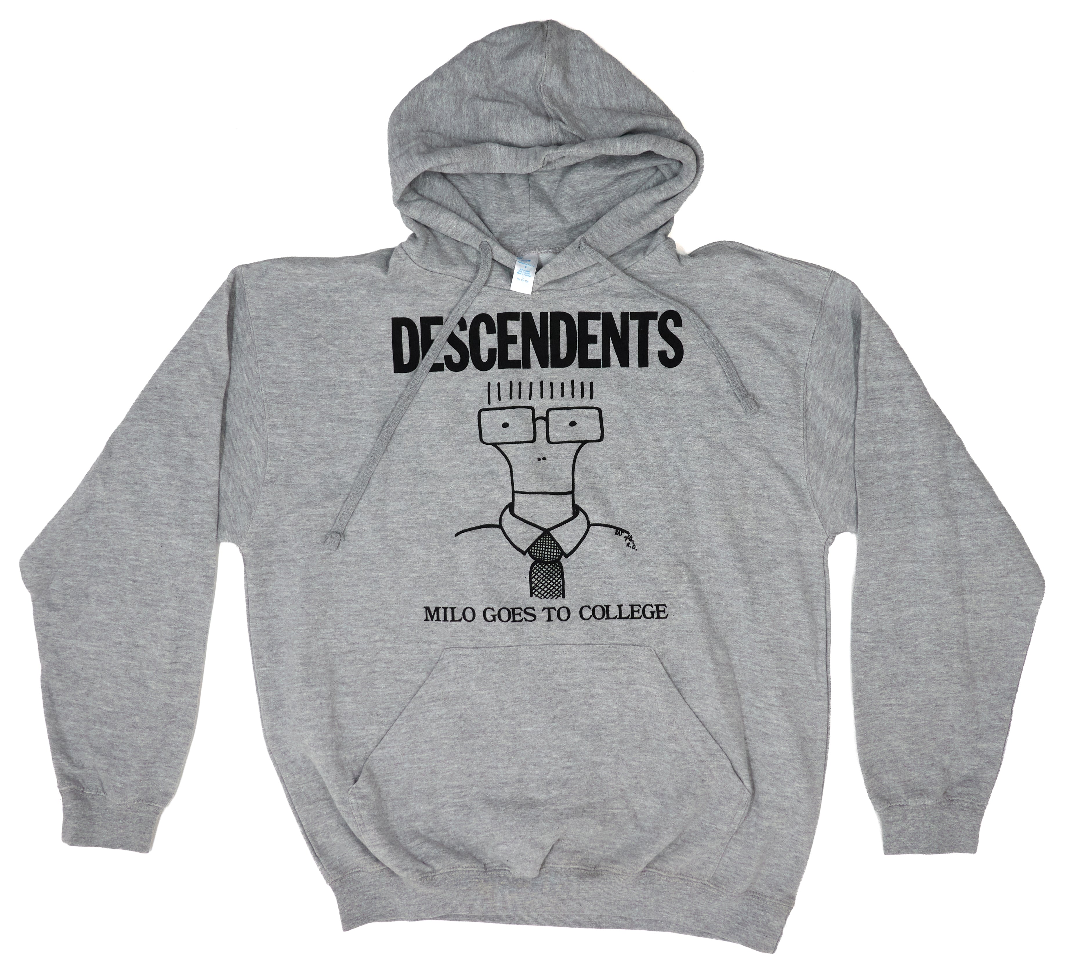 Descendents - Milo Goes To College Hooded Sweat Shirt Size Large