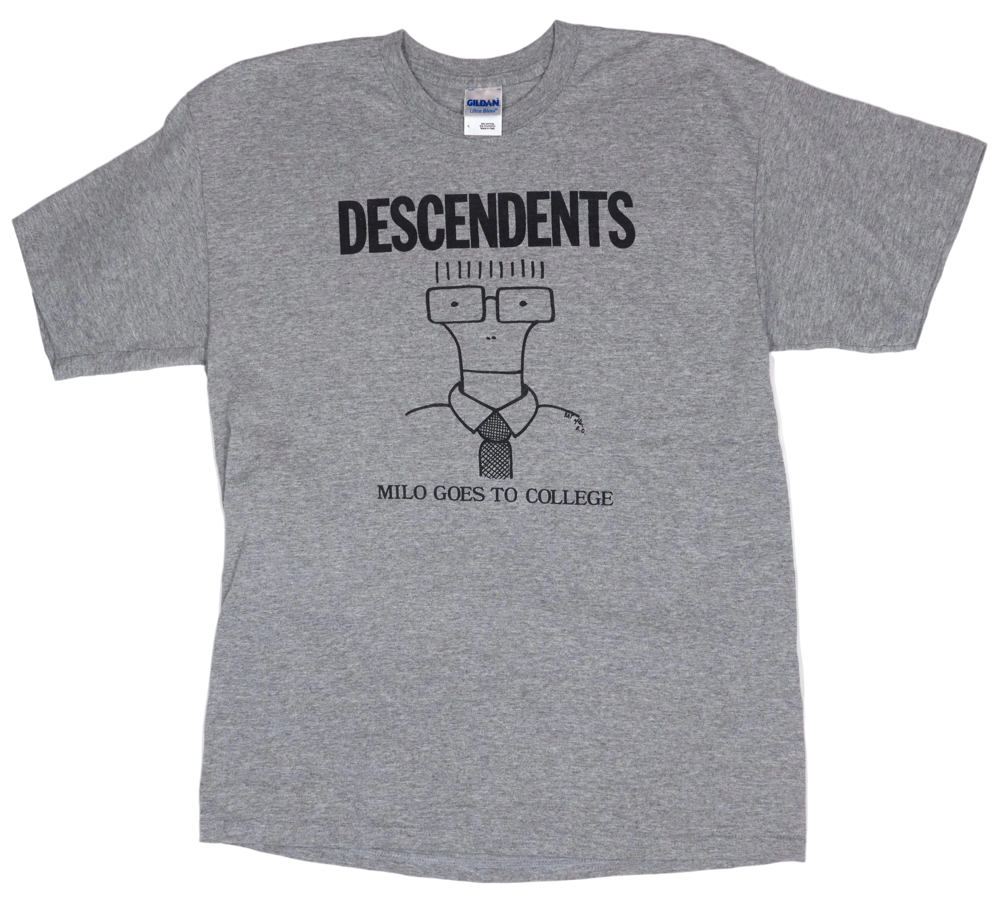 Descendents - Milo Goes To College 00's Mail Order Shirt Size Large