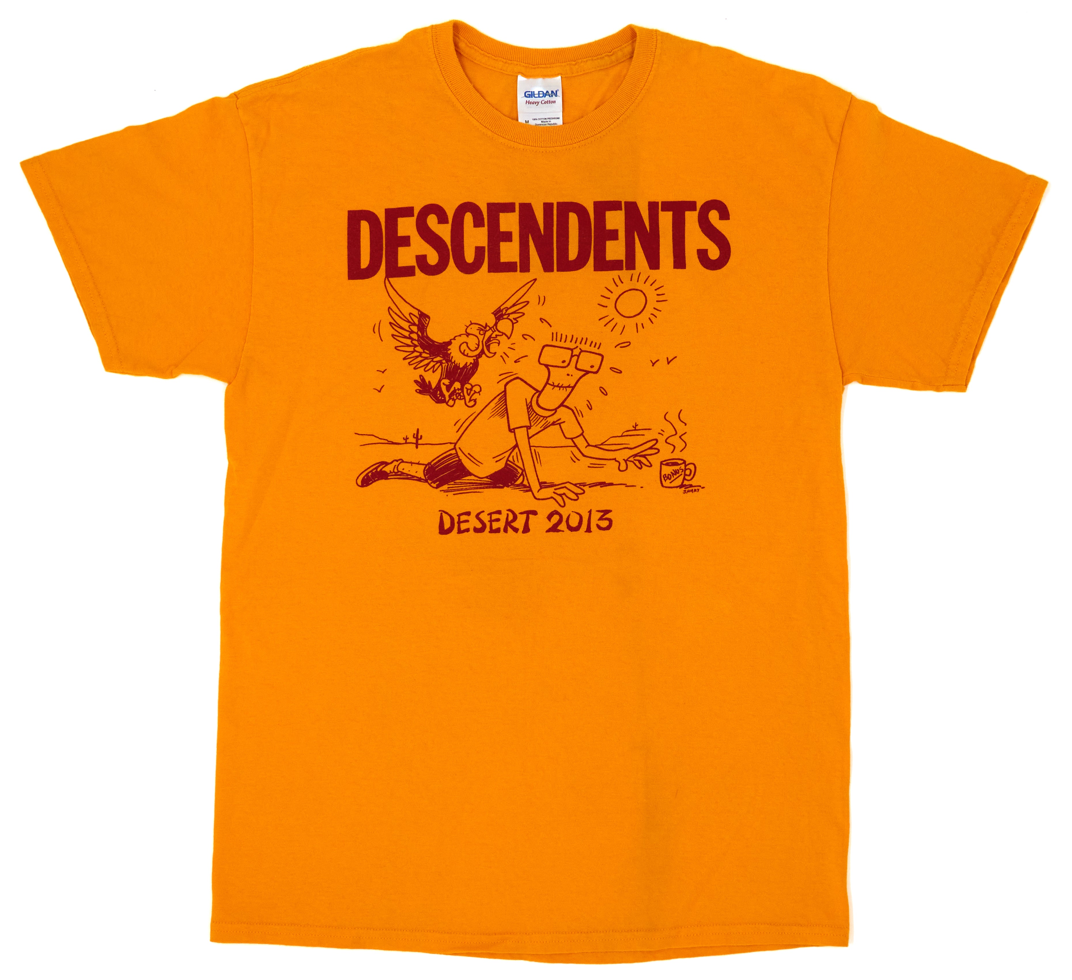 Descendents - Milo Left For Dead in the Desert Coachella, CA 2013 Tour Shirt Size Medium