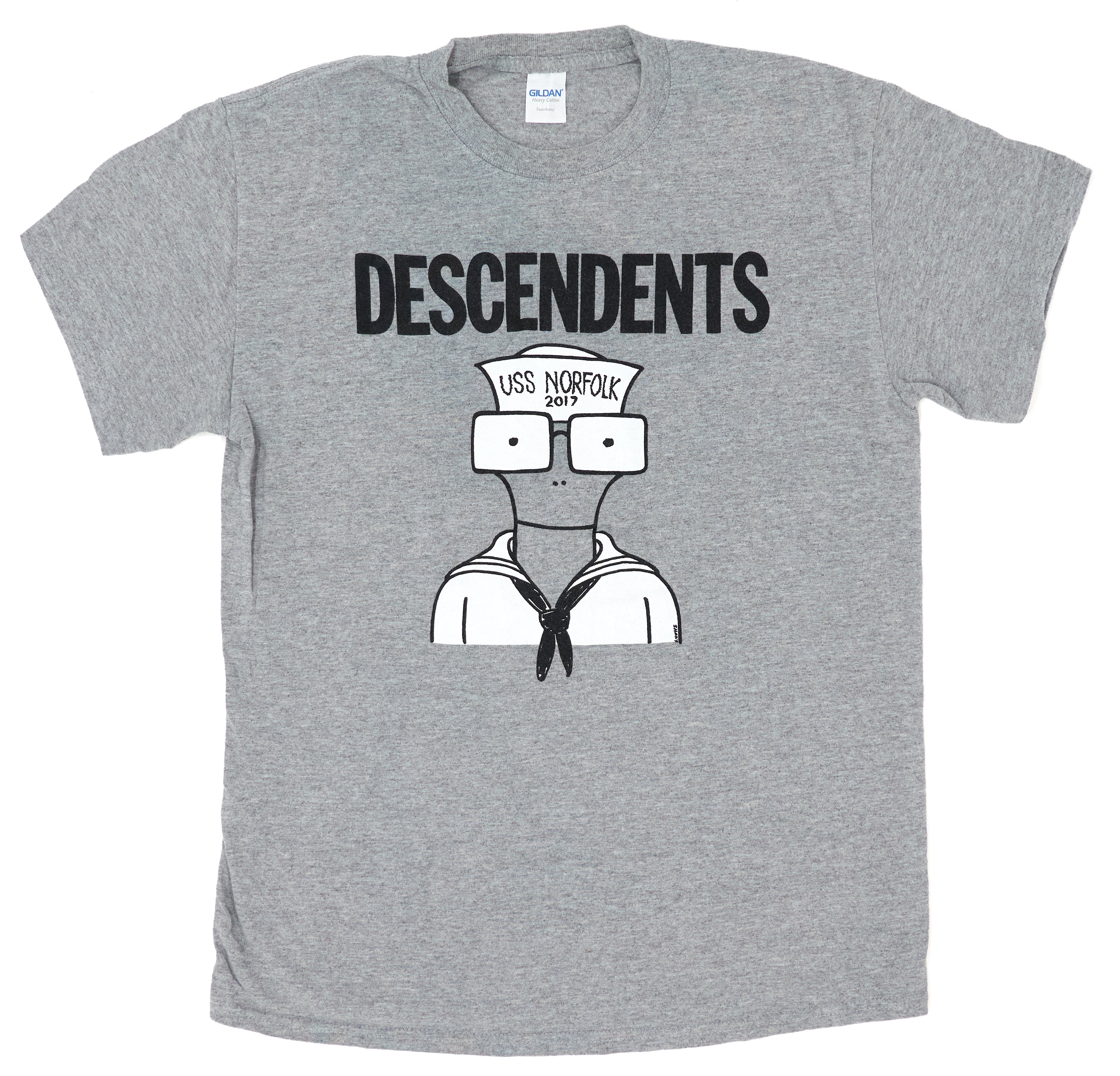 Descendents - Navy Milo Norfolk, VA 2017 Tour Shirt Size Medium