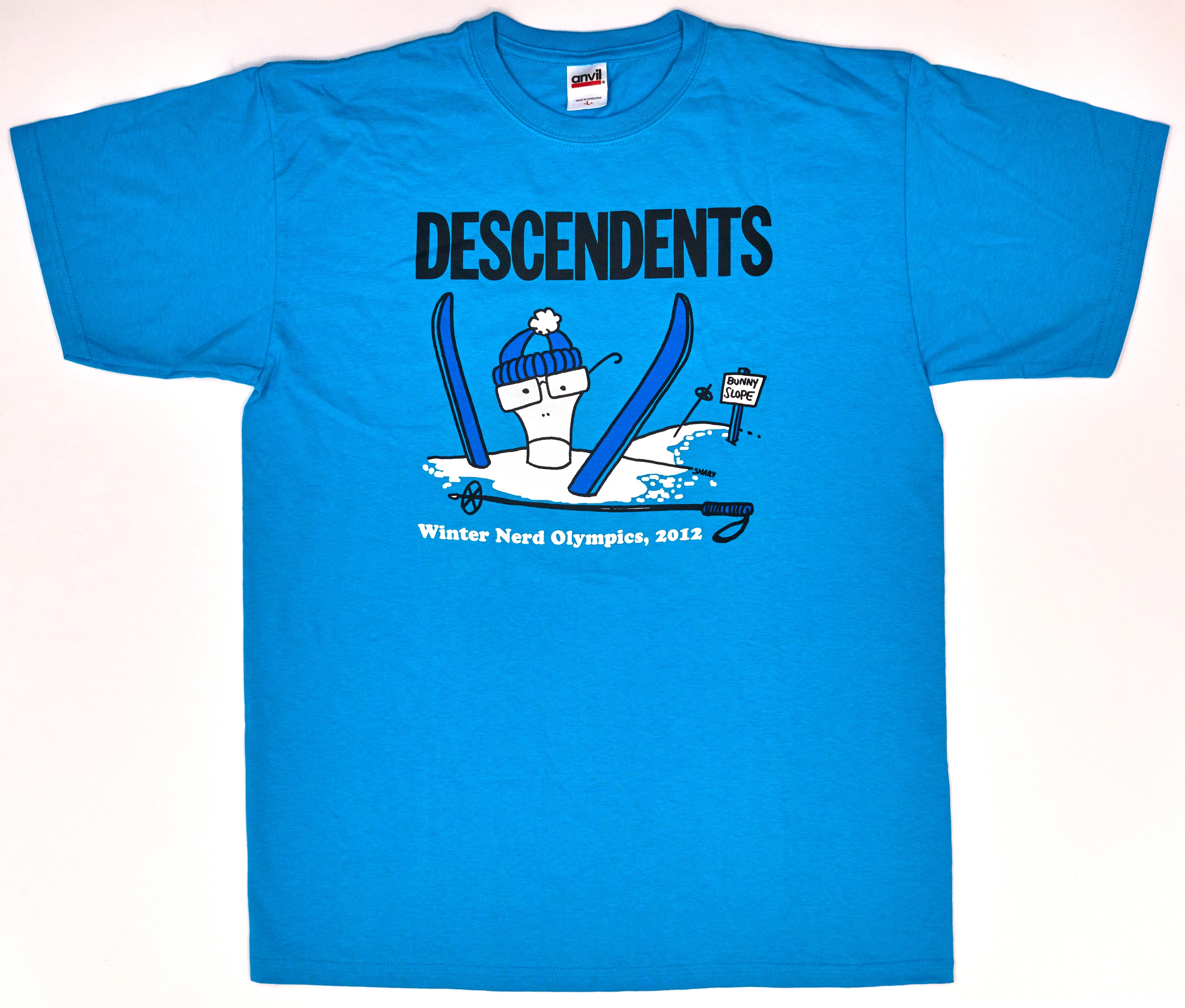 Descendents - Nerd Winter Olympics 2012 Tour Shirt Size Large