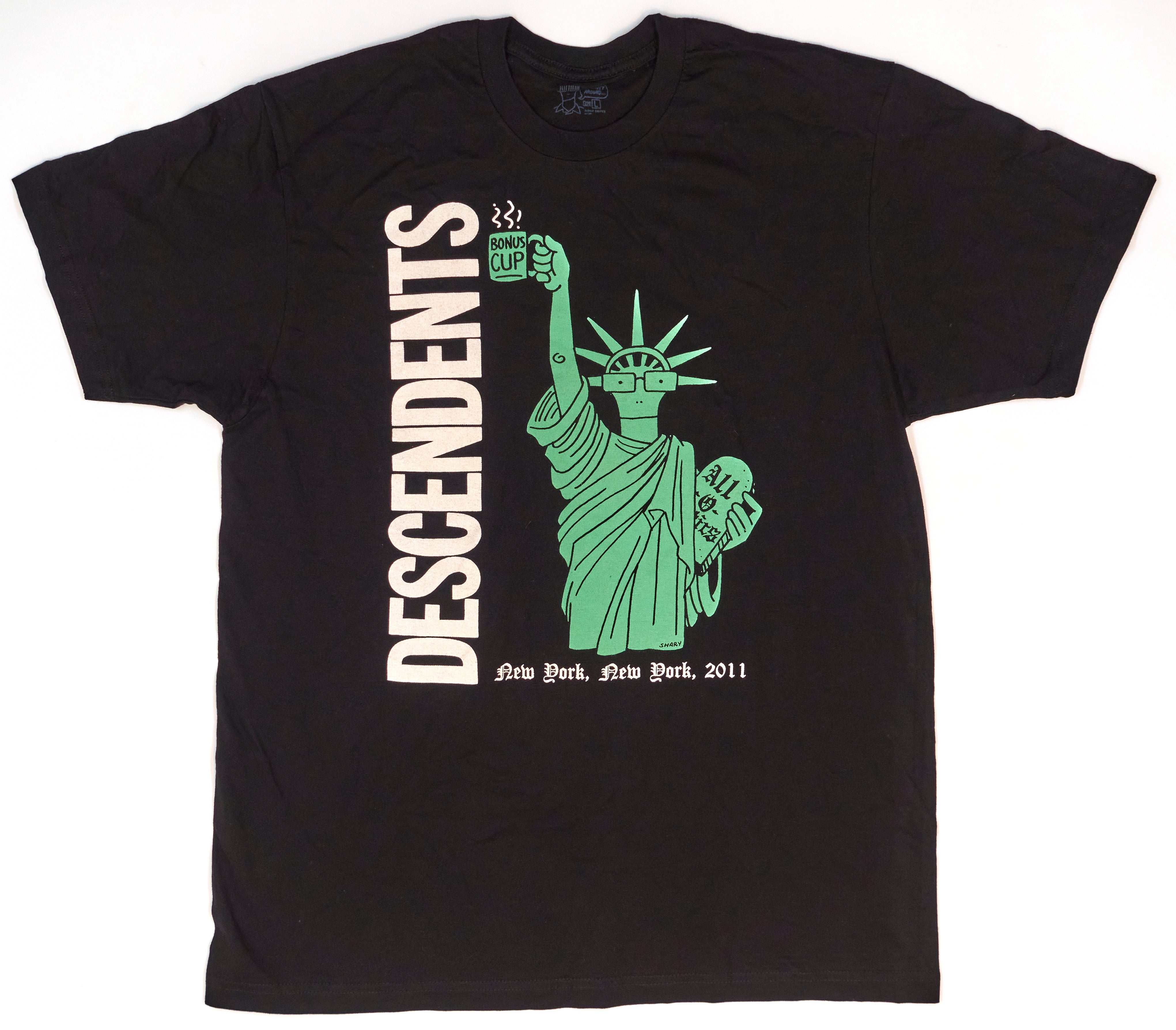 Descendents - New York, NY 2011 I Wasn't There Edition Shirt Size Large