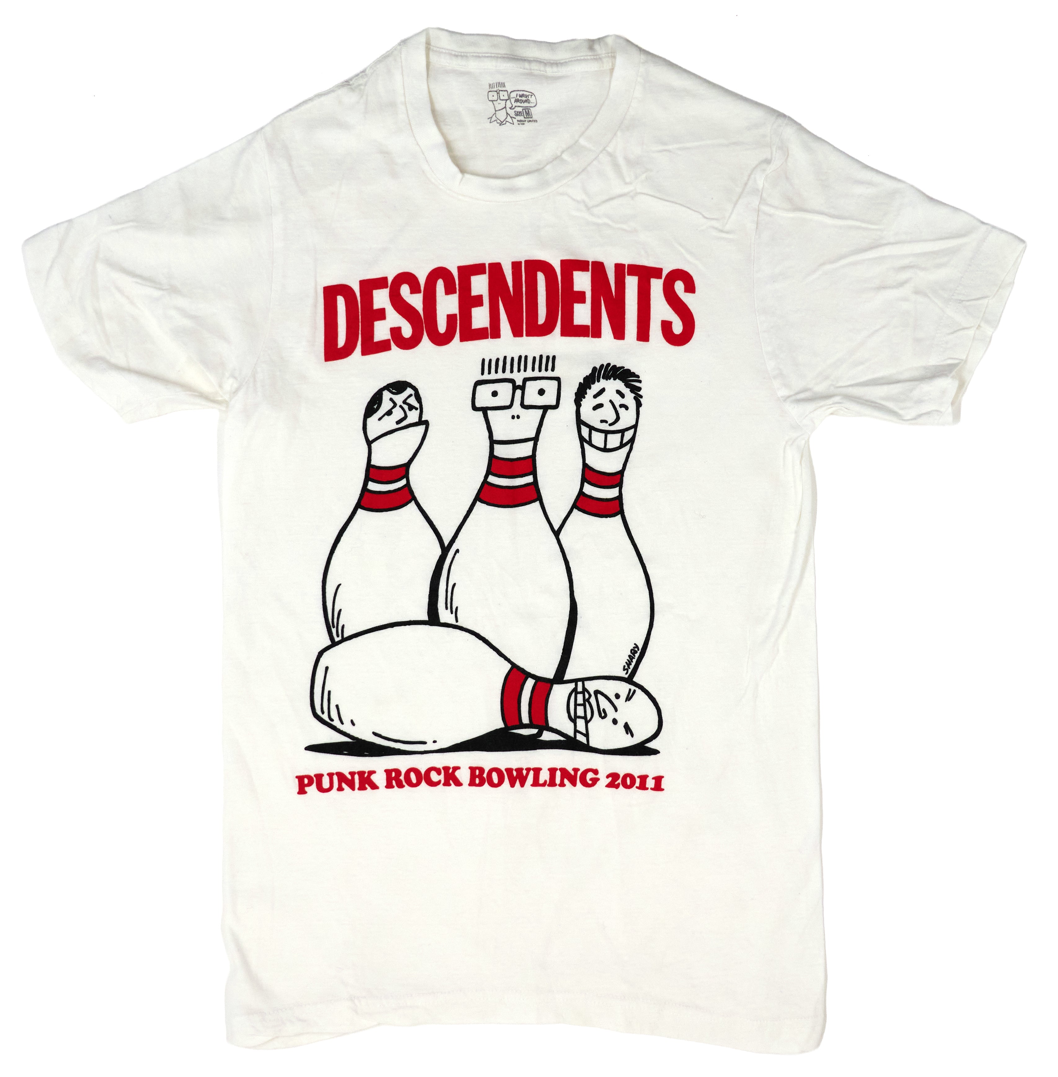 Descendents - Punk Rock Bowling "I Wasn't There" Edition 2011 Tour Shirt Size Women's Medium