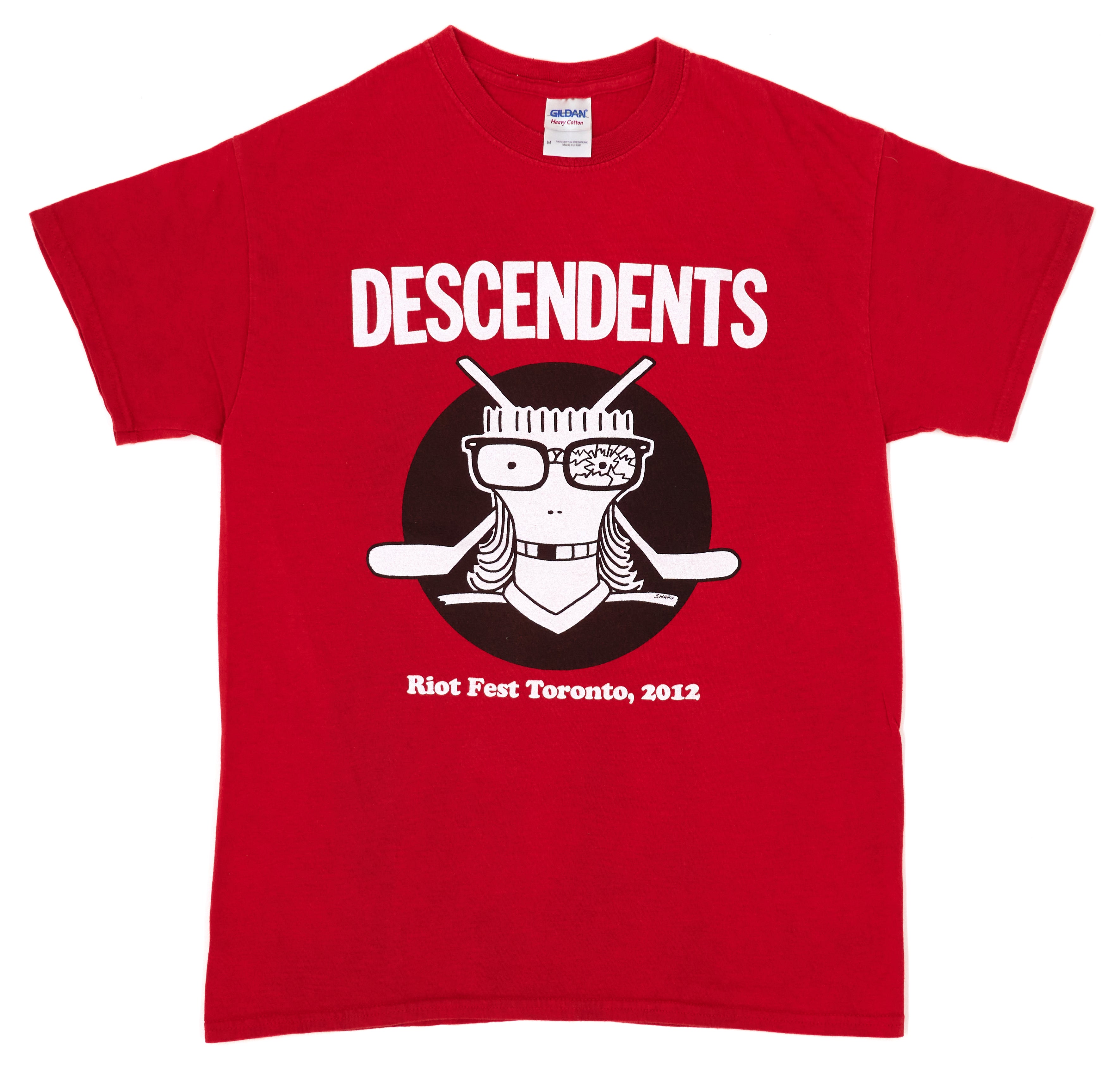 Descendents - Slapshot Milo Riot Fest Toronto 2012 Tour Shirt Size Medium