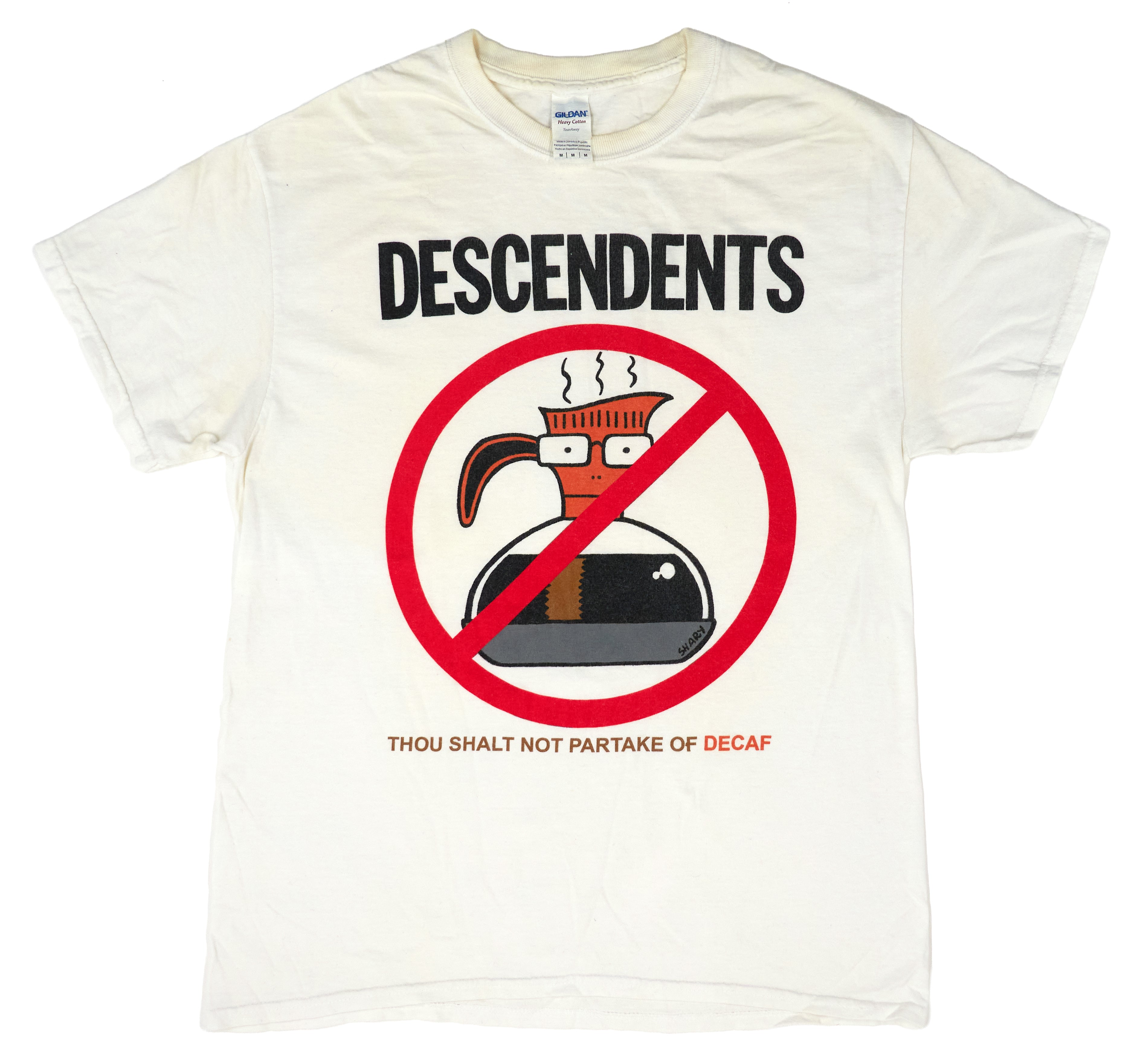 Descendents - Thou Shalt Not Partake Of Decaf Tour Shirt Size Medium