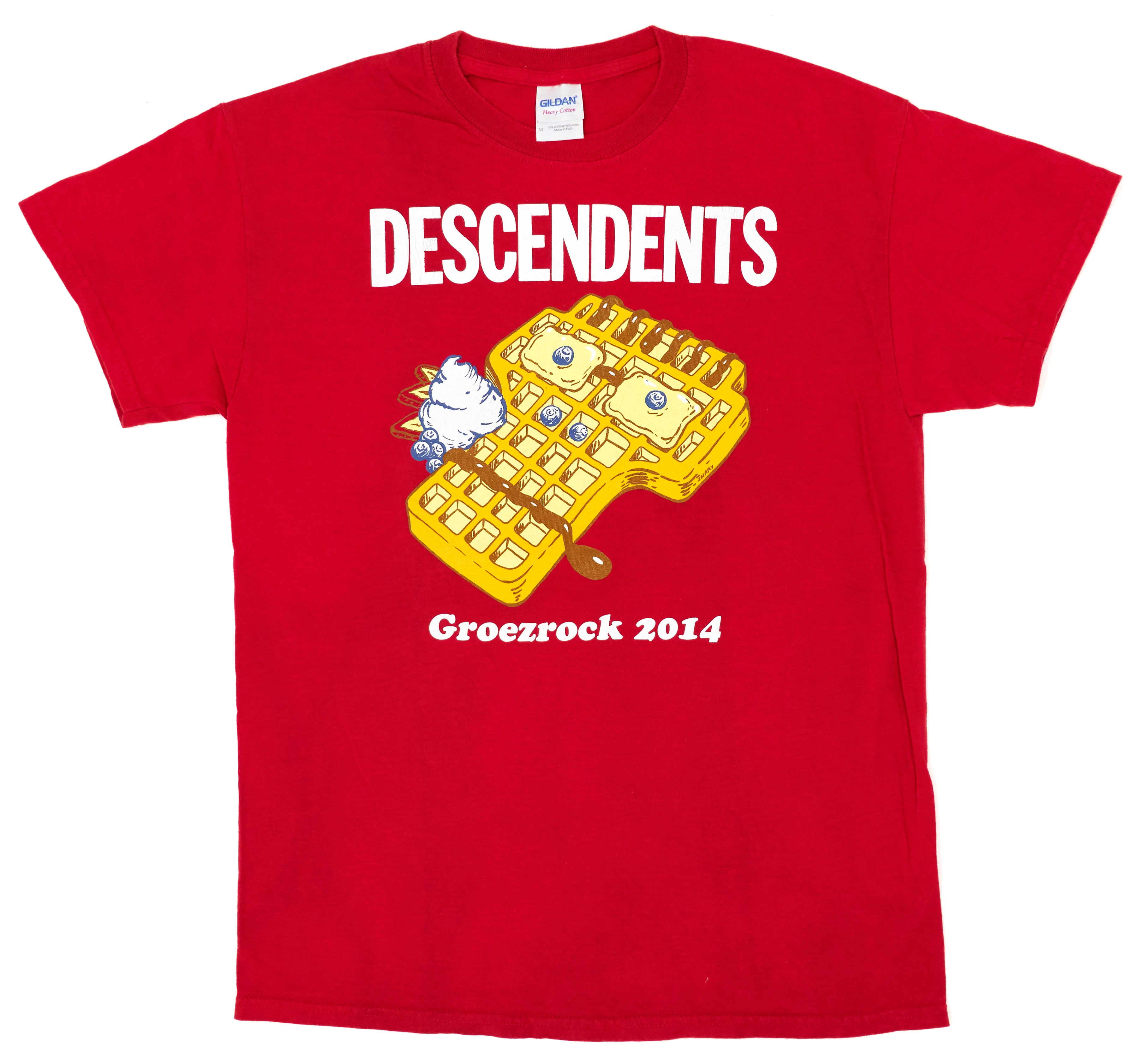 Descendents - Waffle Milo Groezrock Fest 2014 Tour Shirt Size Medium