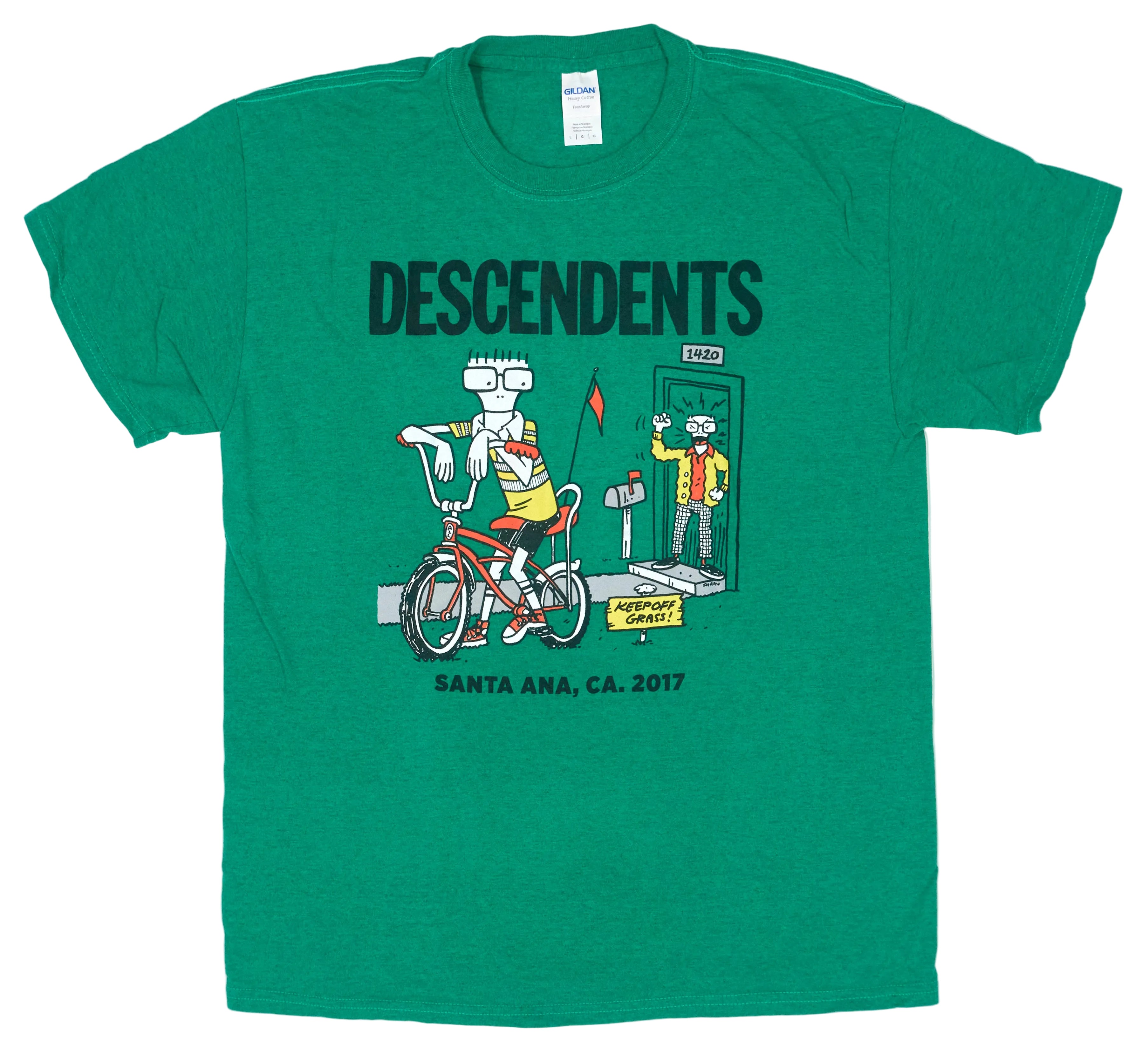 Descendents - When We Were Young / Santa Ana 2017 Tour Shirt Size Large
