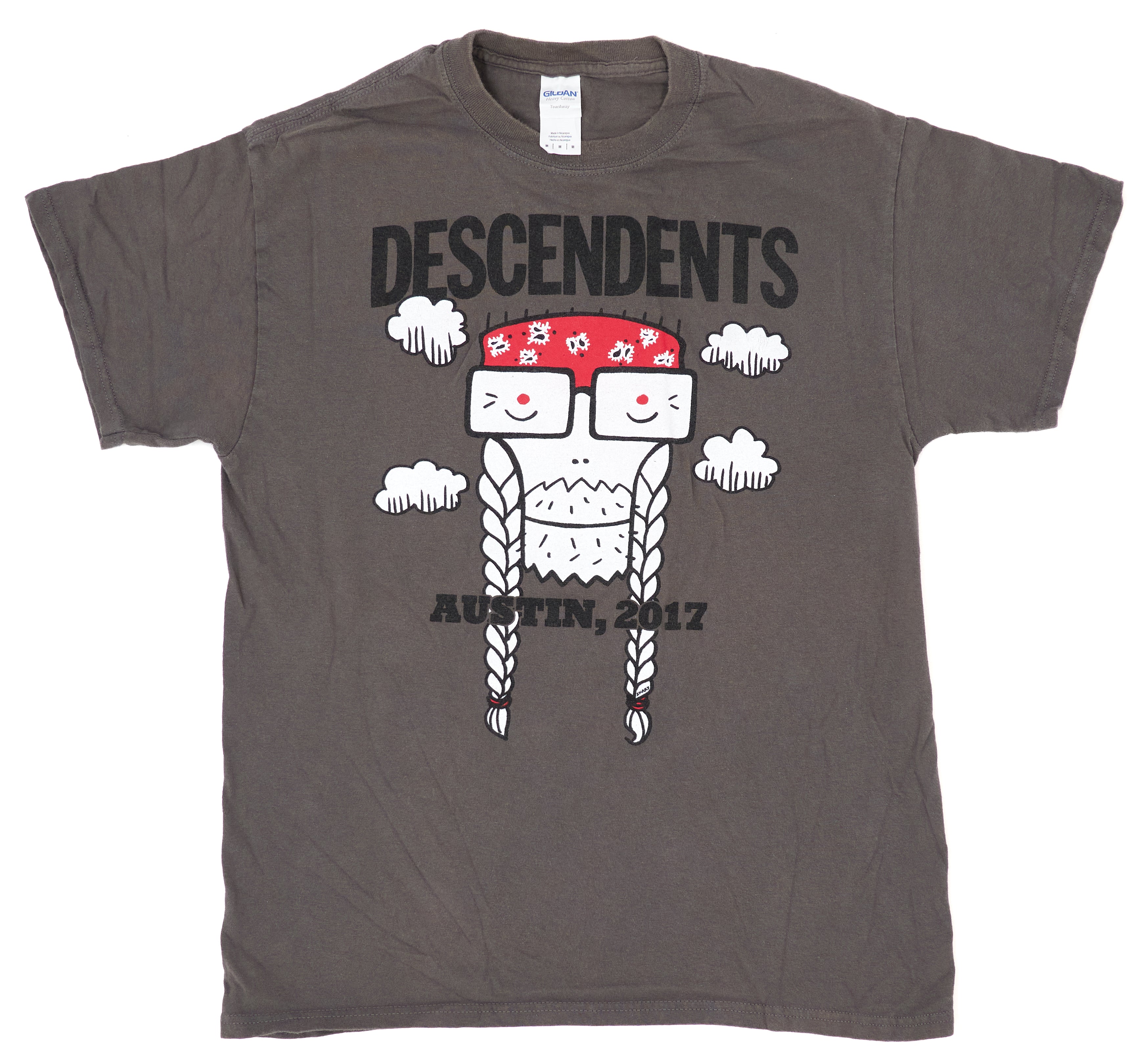 Descendents - Willie Nelson Milo Austin, TX 2017 Tour Shirt Size Medium