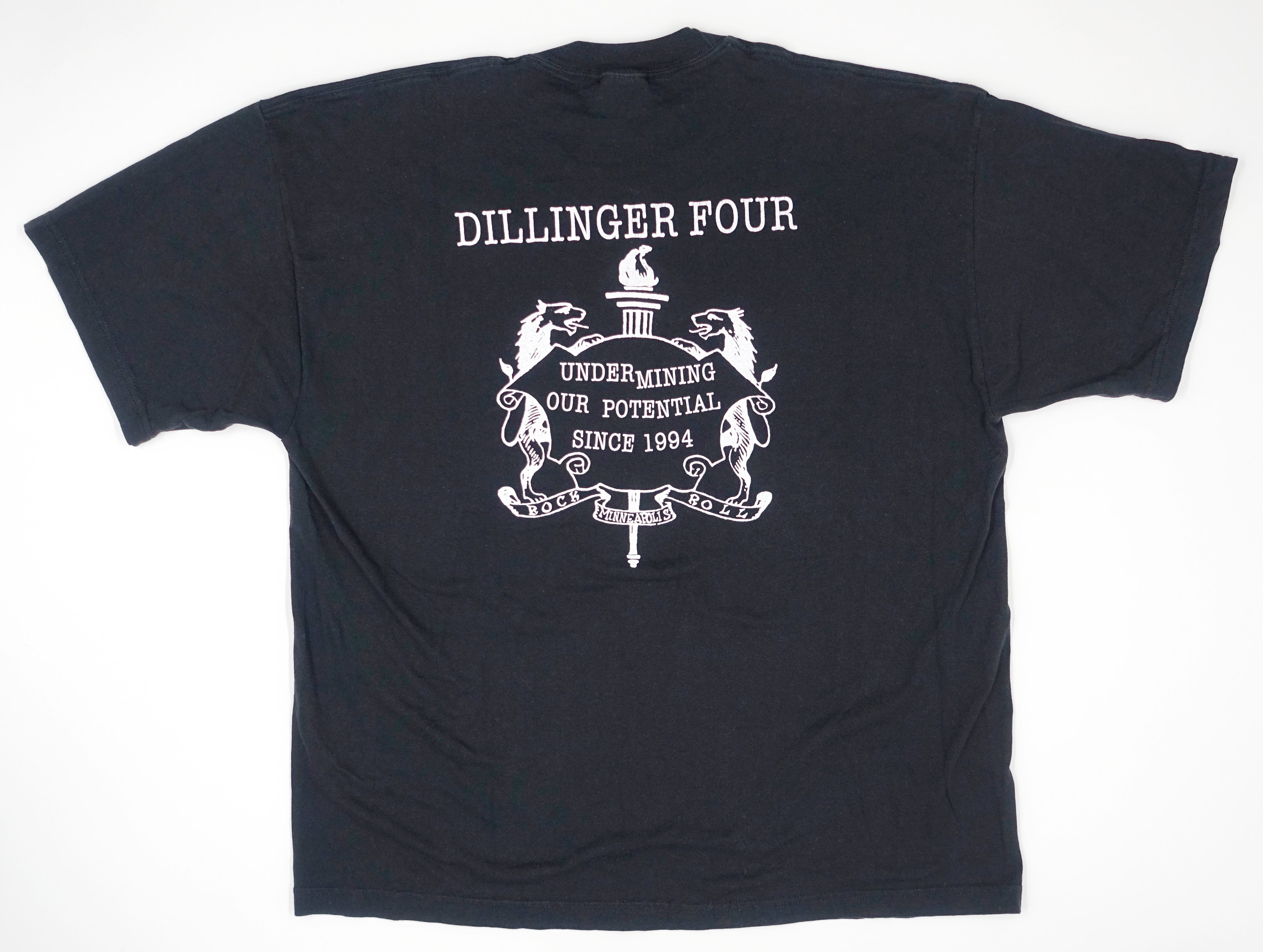 Dillinger Four ‎– Spit In Their Eye 90's Tour Shirt Size XL