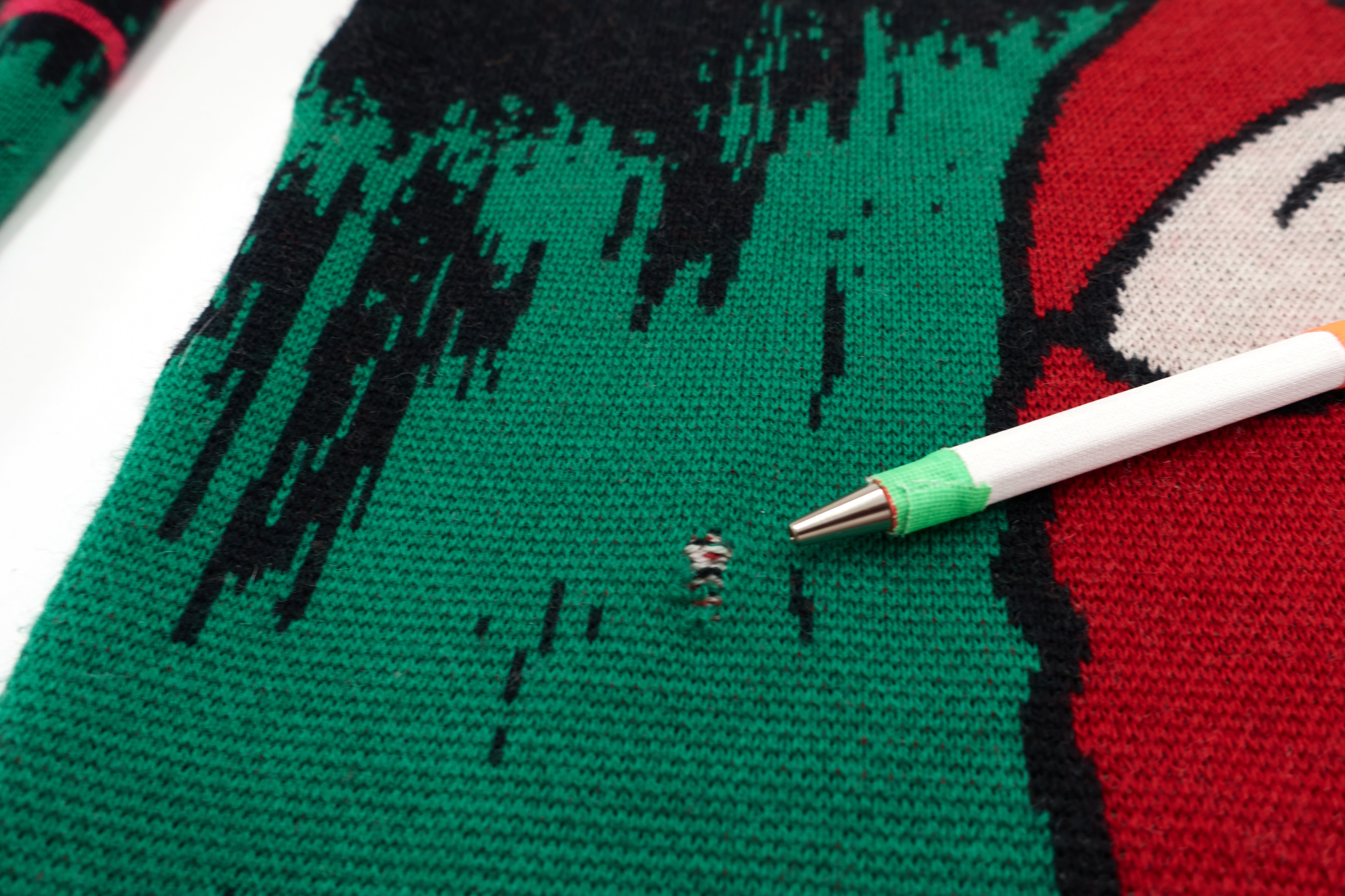 Dinosaur Jr.  ‎–  Without A Sound Wah Wah Neil Blender Art Knitted Sweater Size Large