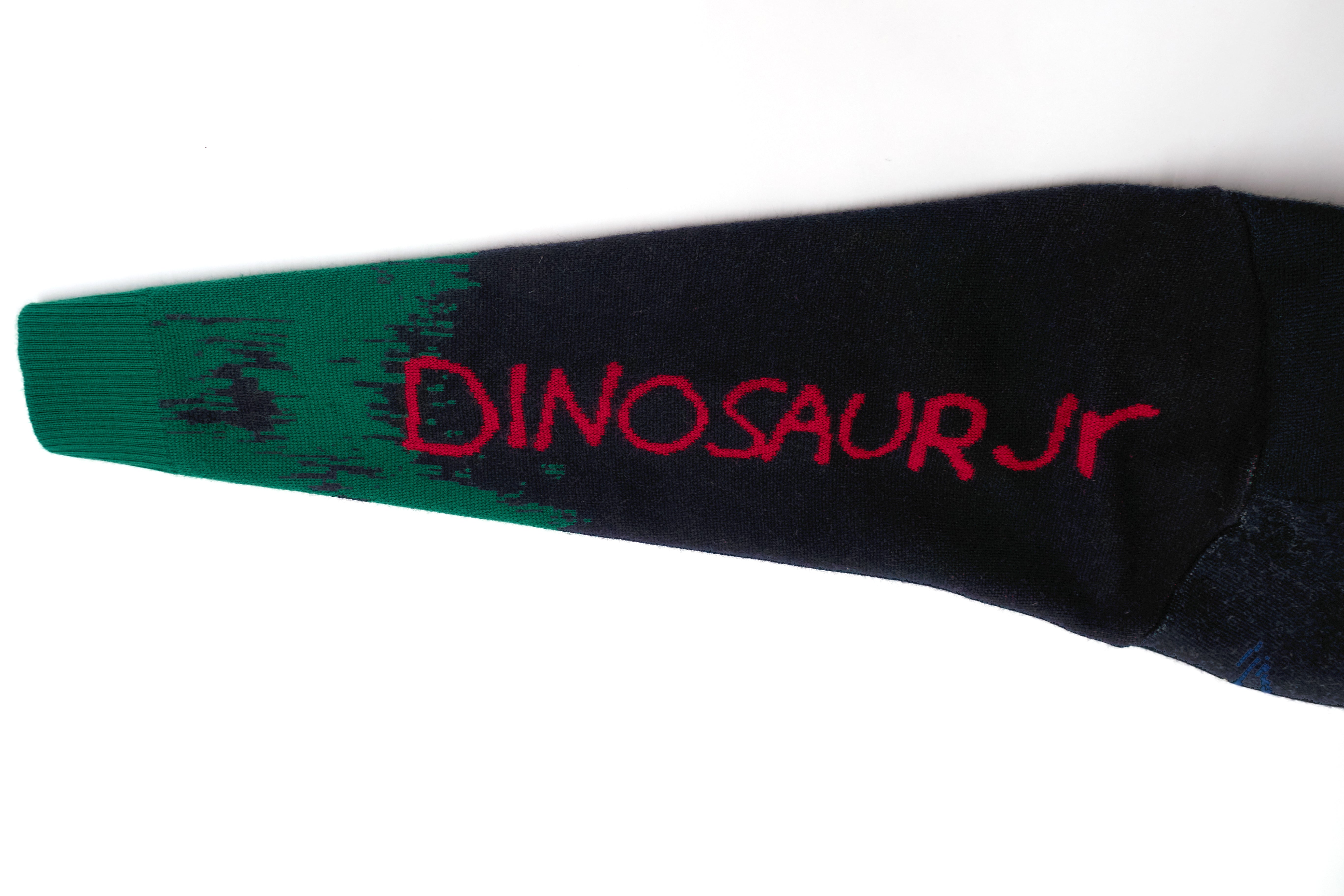 Dinosaur Jr.  ‎–  Without A Sound Wah Wah Neil Blender Art Knitted Sweater Size Large