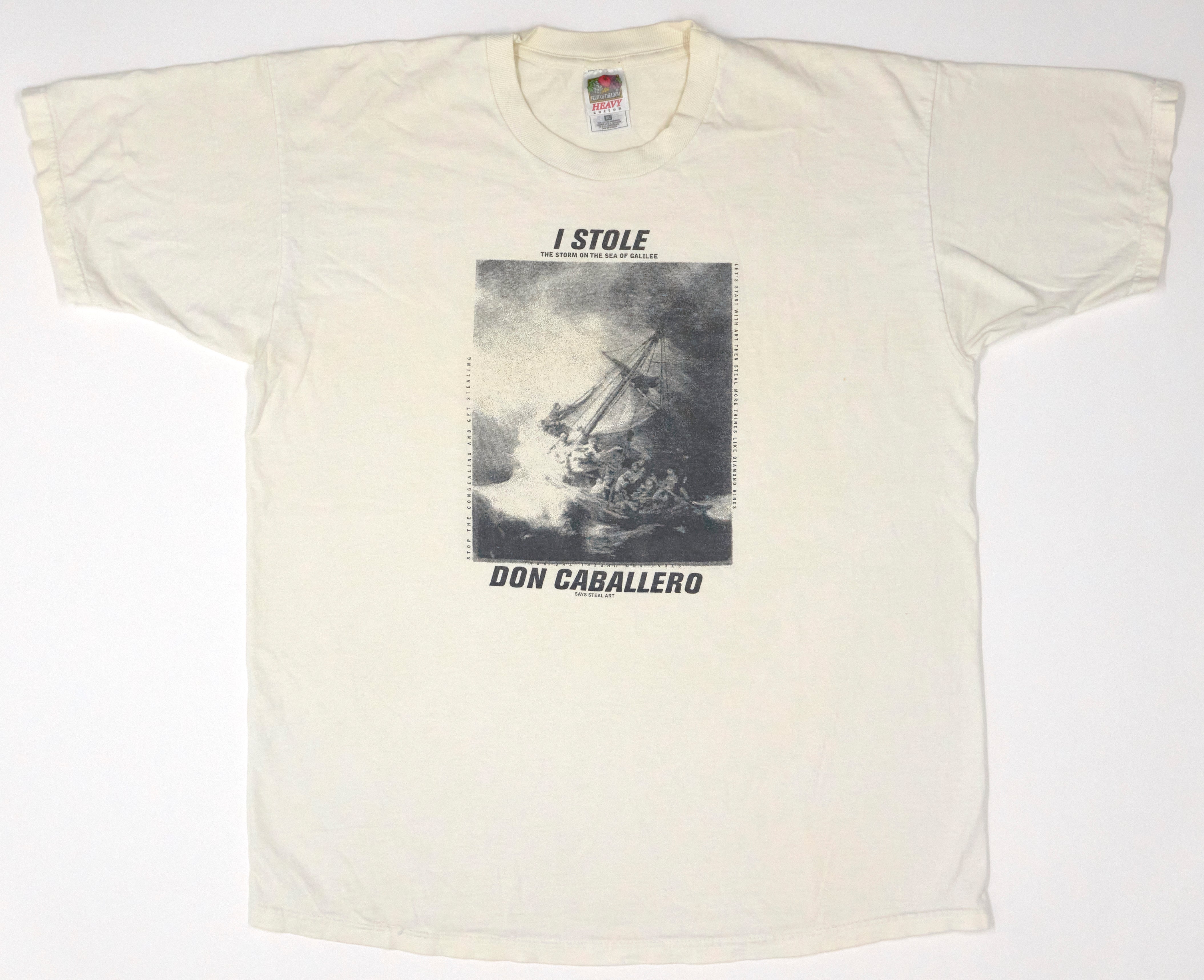 Don Caballero - Says Steal Art 90's Tour Shirt Size XL