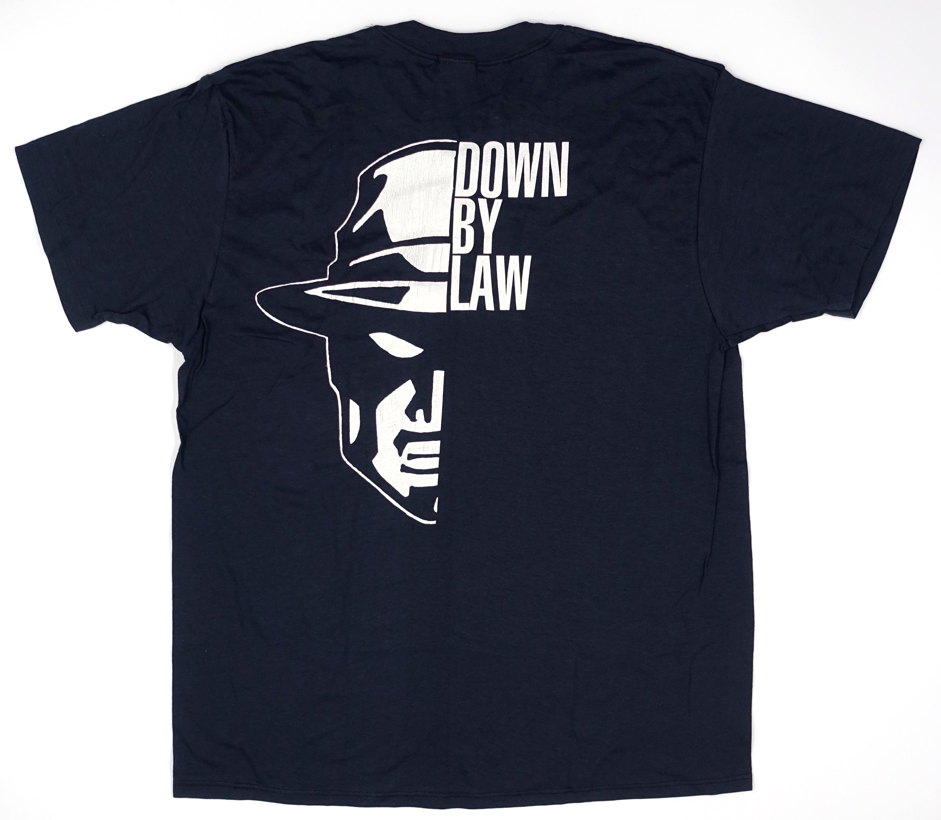 Down By Law - Hat Guy 90's Tour Shirt (Hanes 100% Cotton Black) Size XL