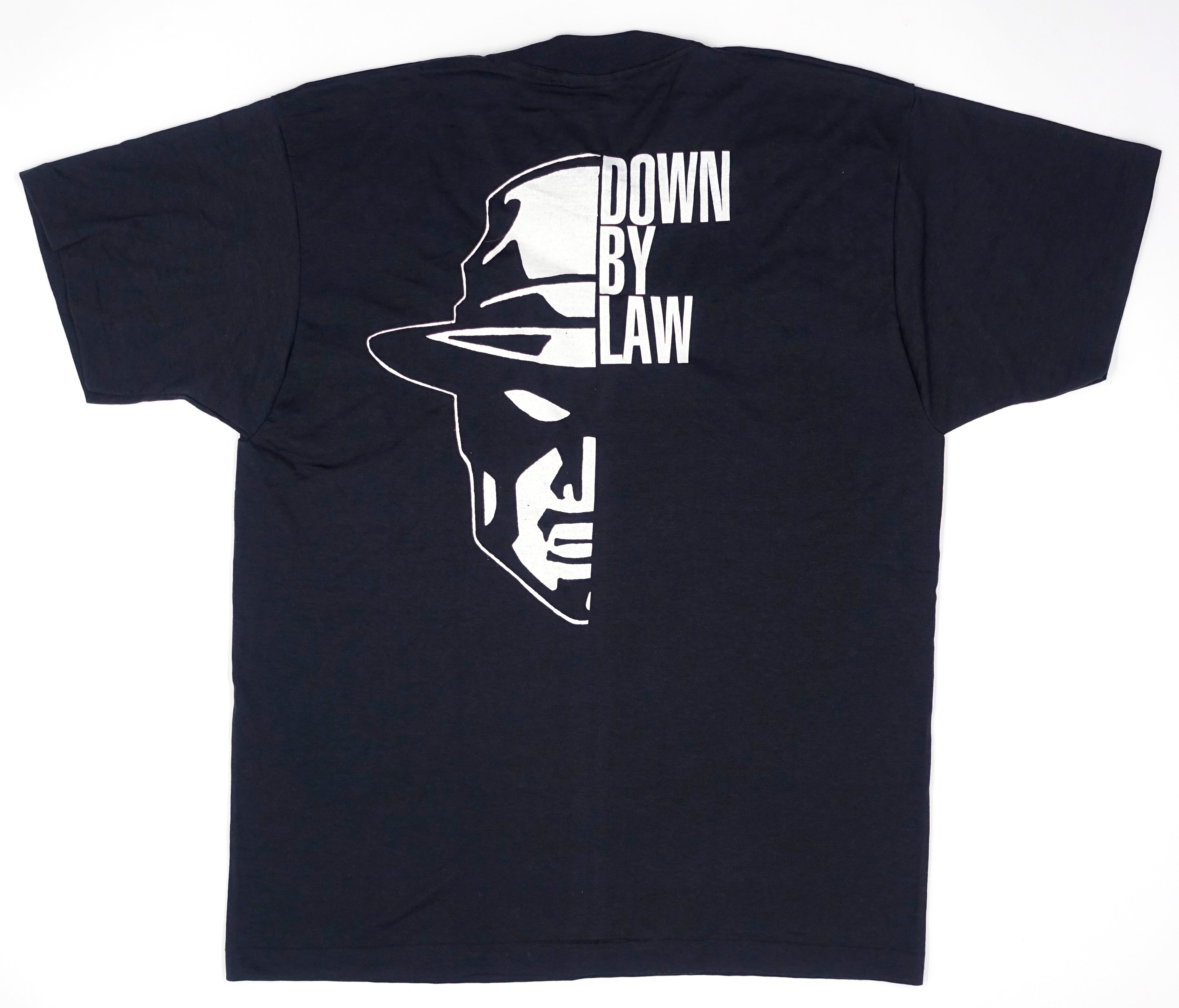 Down By Law - Hat Guy 90's Tour Shirt (Screen Stars Best Black) Size XL