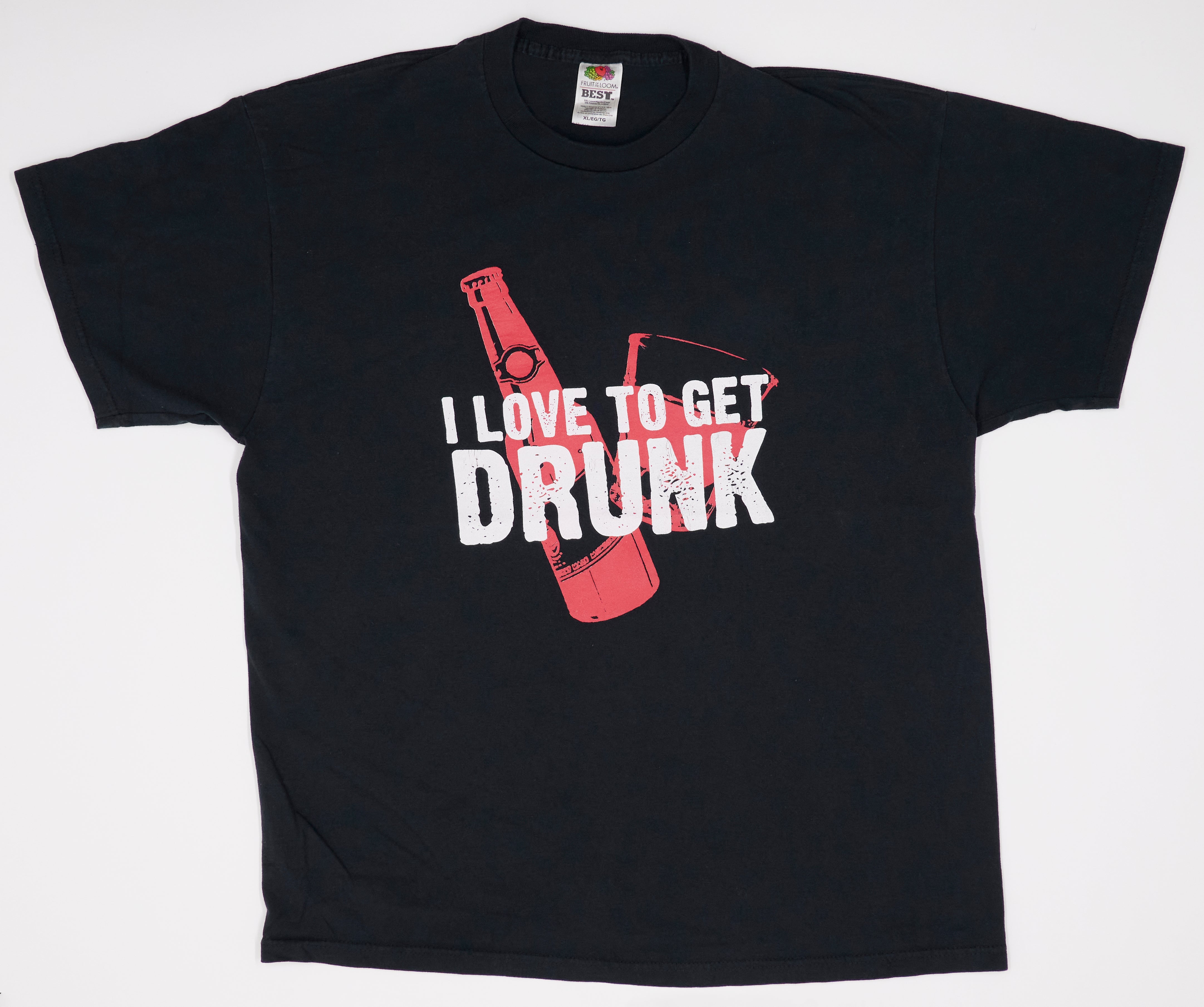 Drag The River - I Love To Get Drunk Tour Shirt Size XL