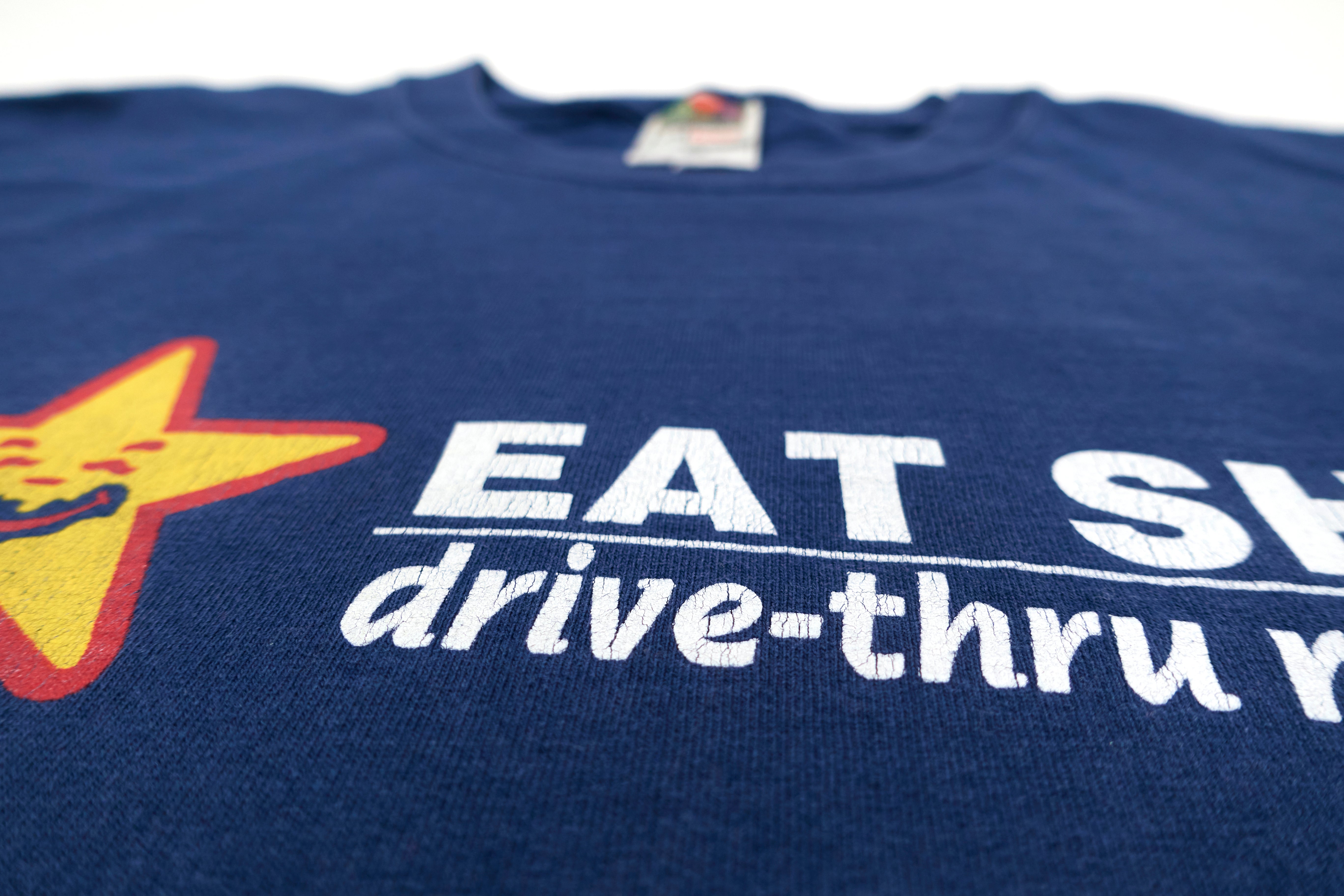 Drive-Thru Records – Eat Shit Carl's Jr. Logo Promo Shirt Size Large