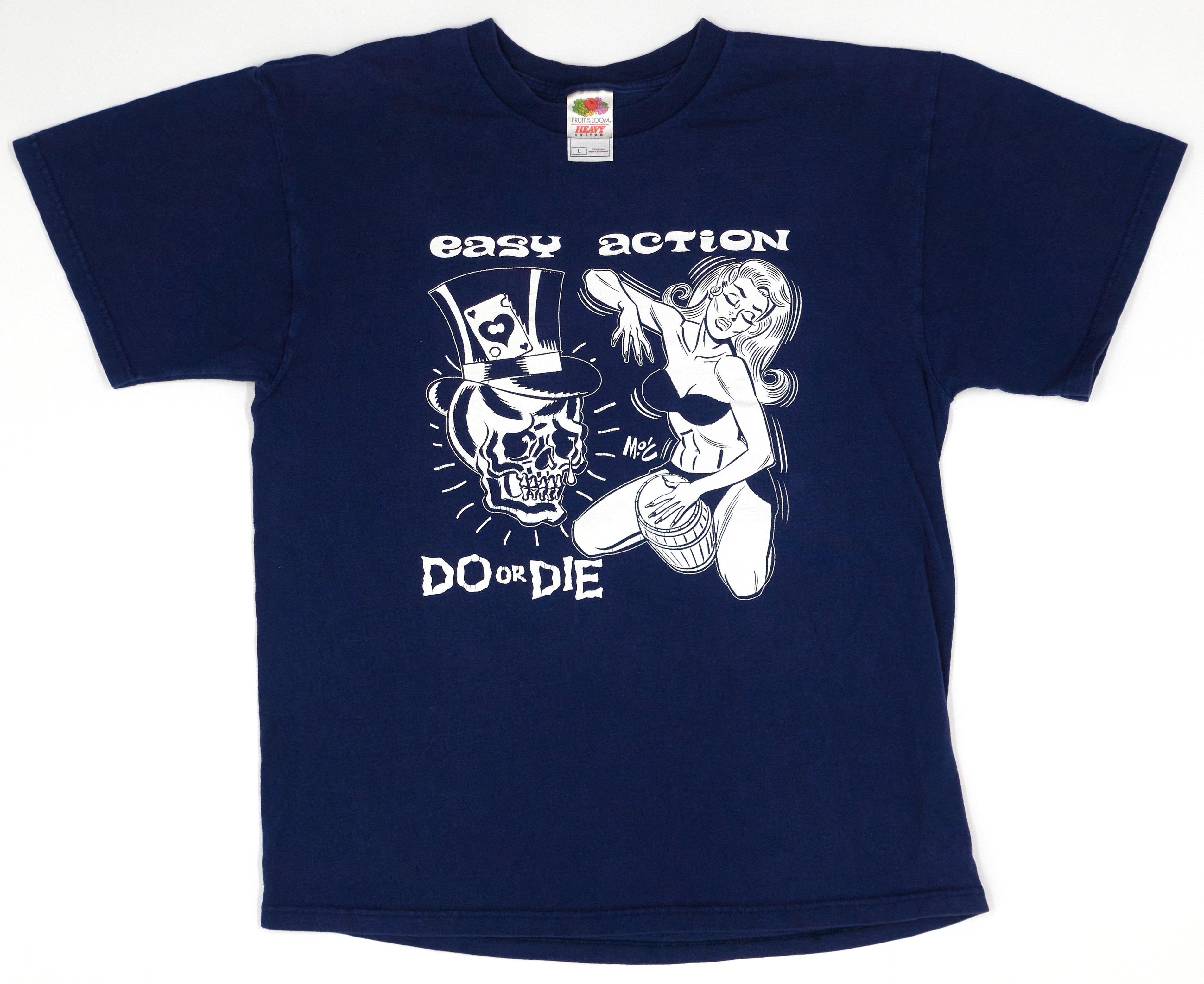 Easy Action - Do Or Die 2001 Tour Shirt Size Large