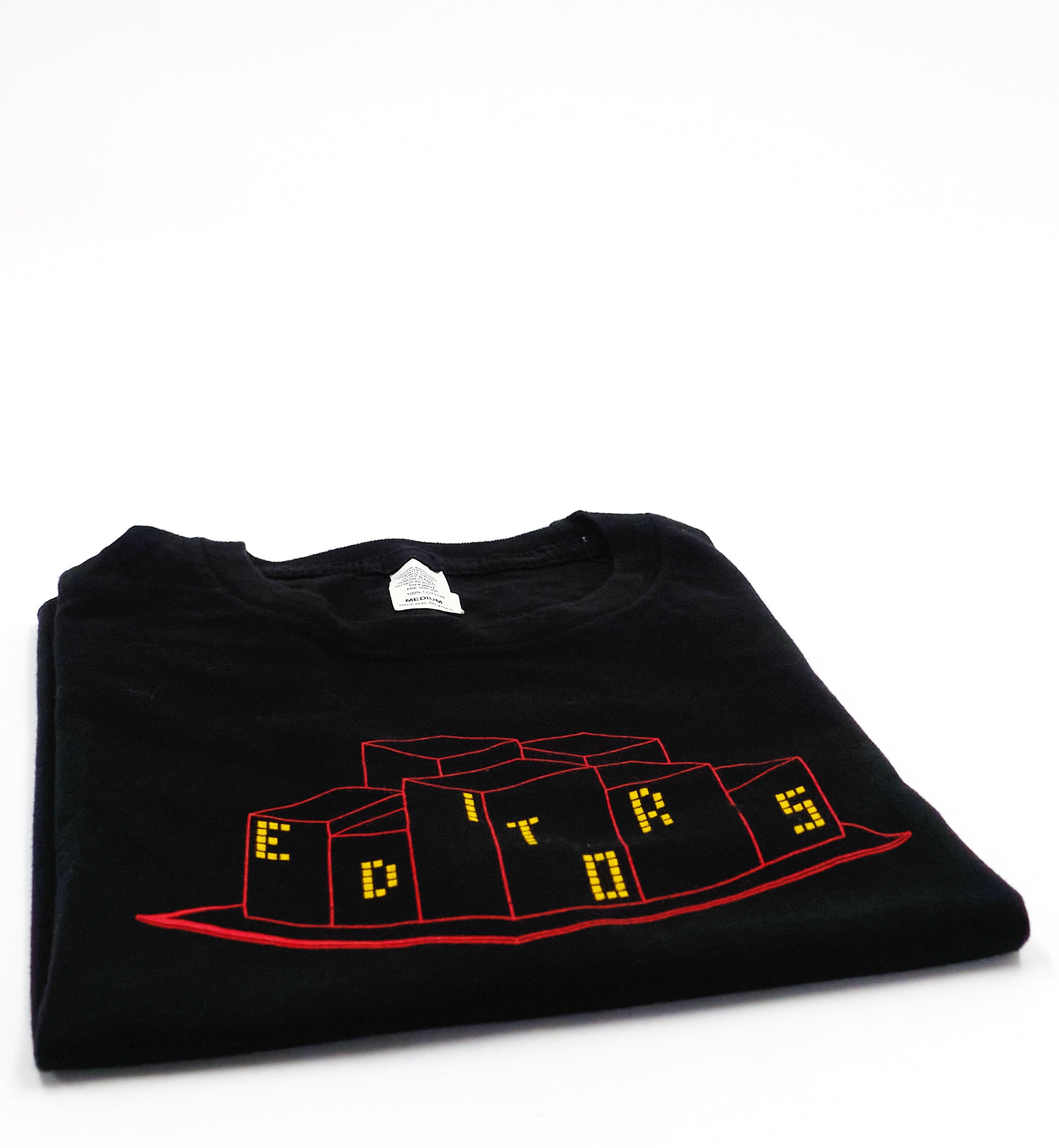 Editors - An End Has A Start World Digital Blocks Tour 2008 Tour Shirt Size Medium