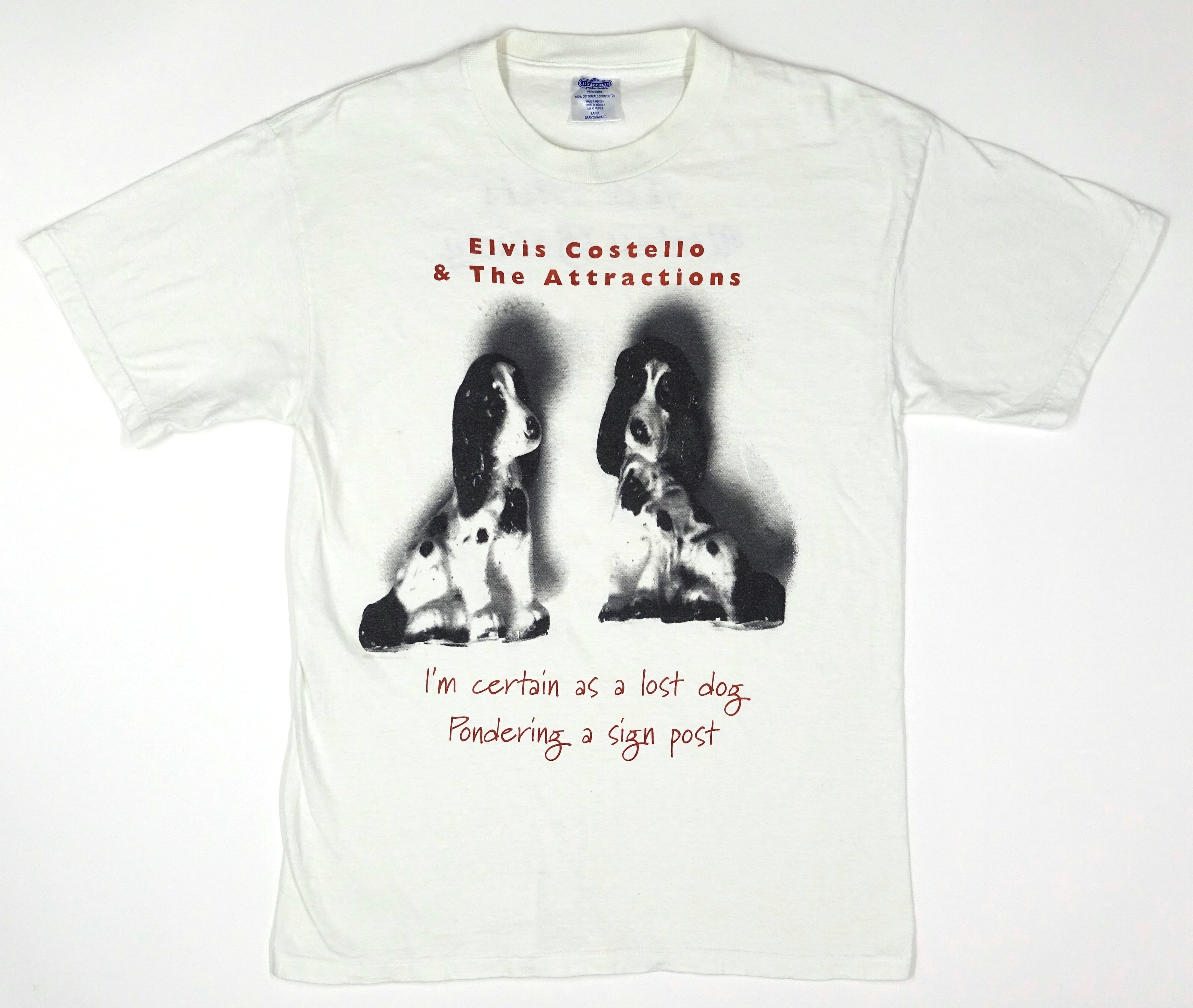 Elvis Costello & the Attractions ‎– All This Useless Beauty 1996 Tour Shirt Size Large