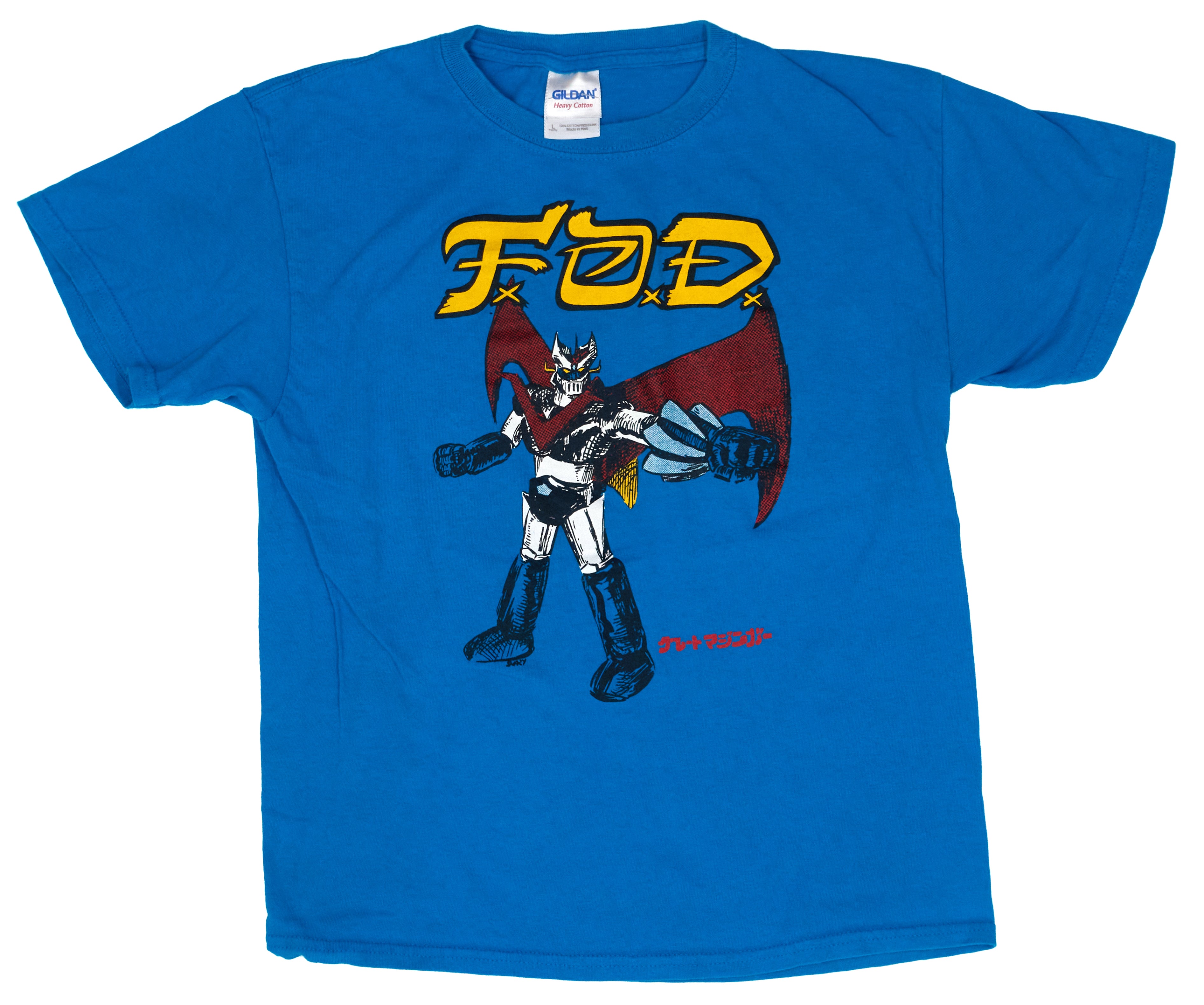 F.O.D. / Flag Of Democracy ‎– Great Mazinger by Chris Shary Shirt Size Youth Large
