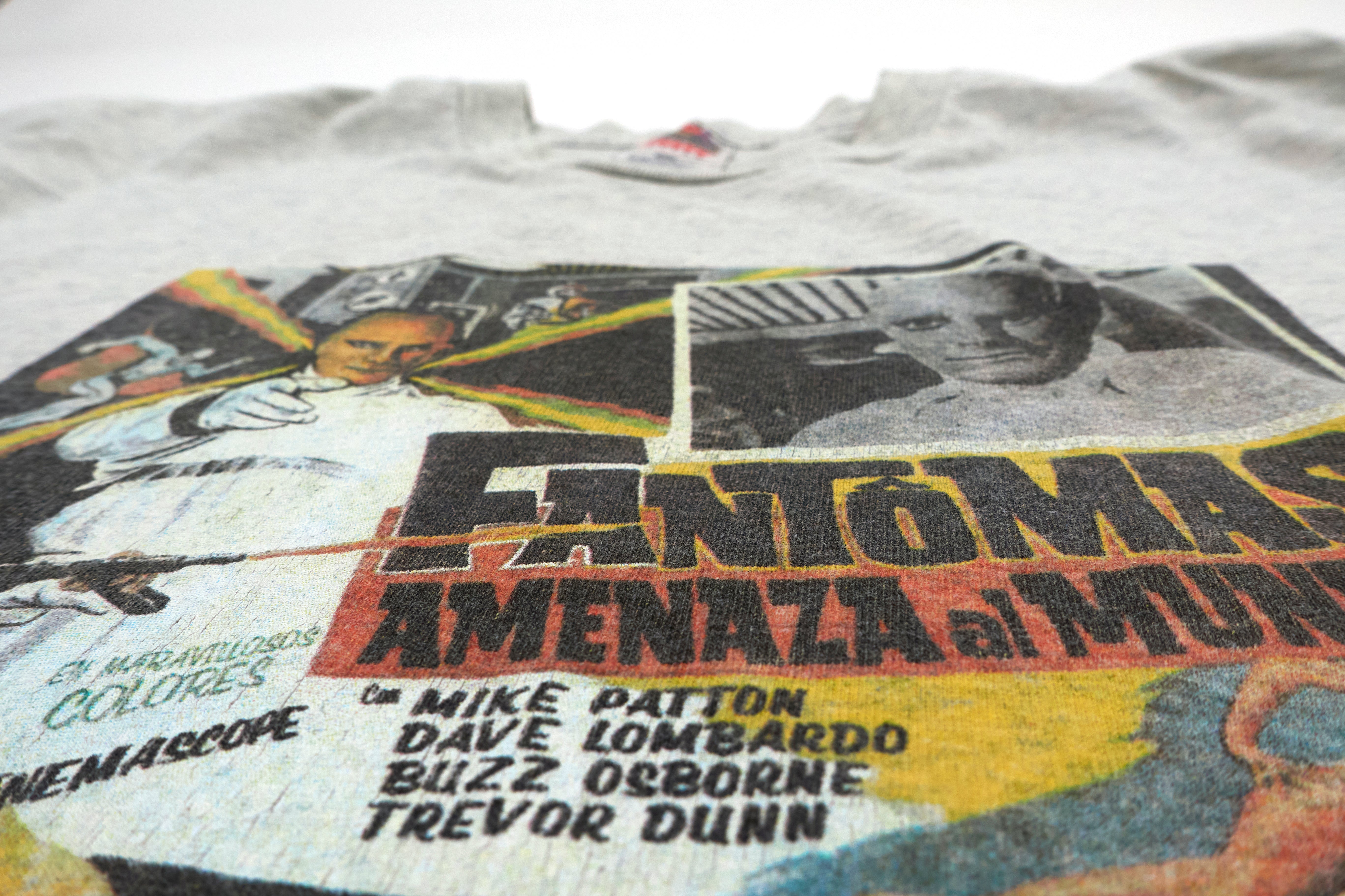 Fantômas - Amenaza Al Mundo 1999 Long Sleeve Tour Shirt Size XL