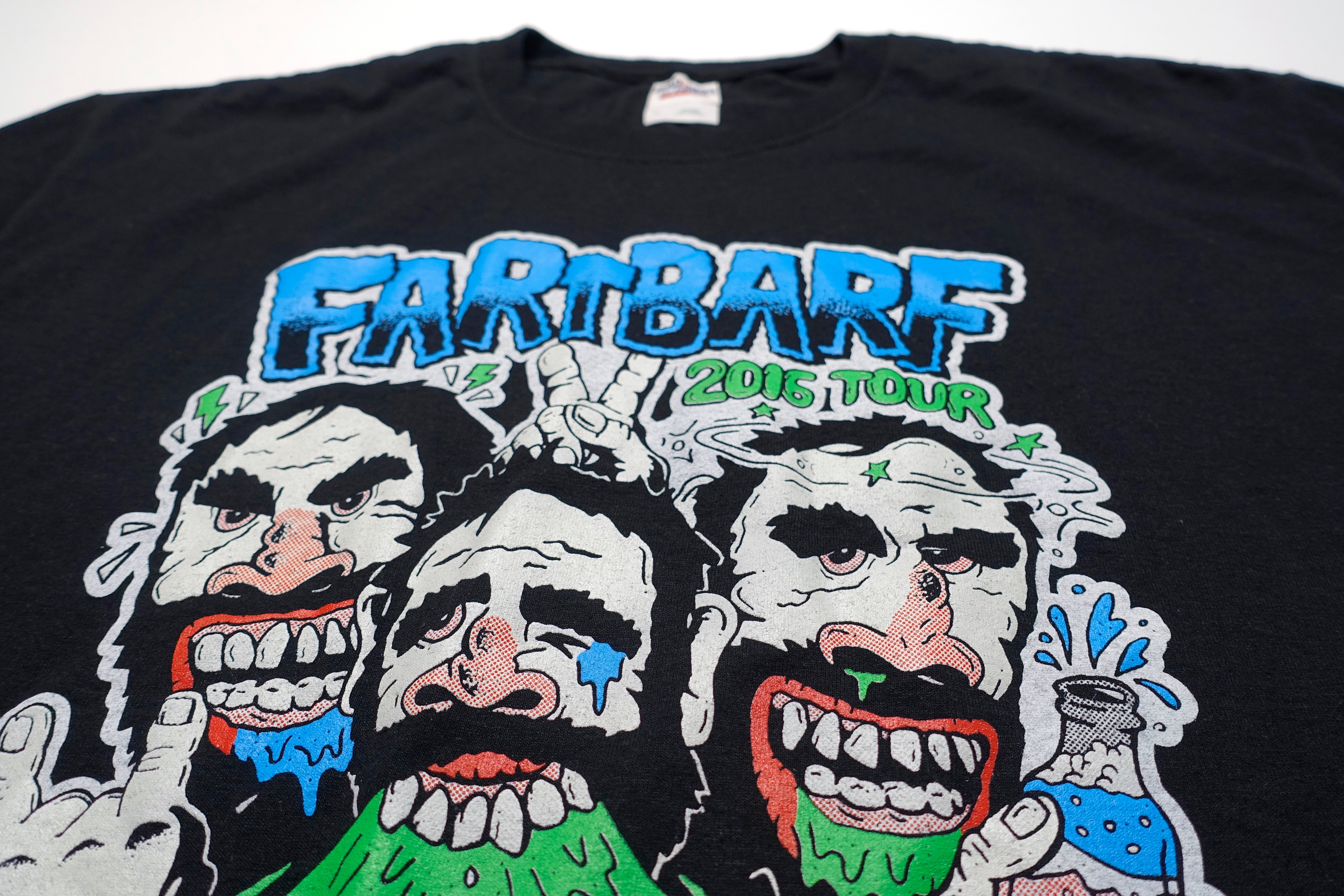 Fartbarf - Vomit by Bunga 2016 North American West Coast Tour Shirt Size Large