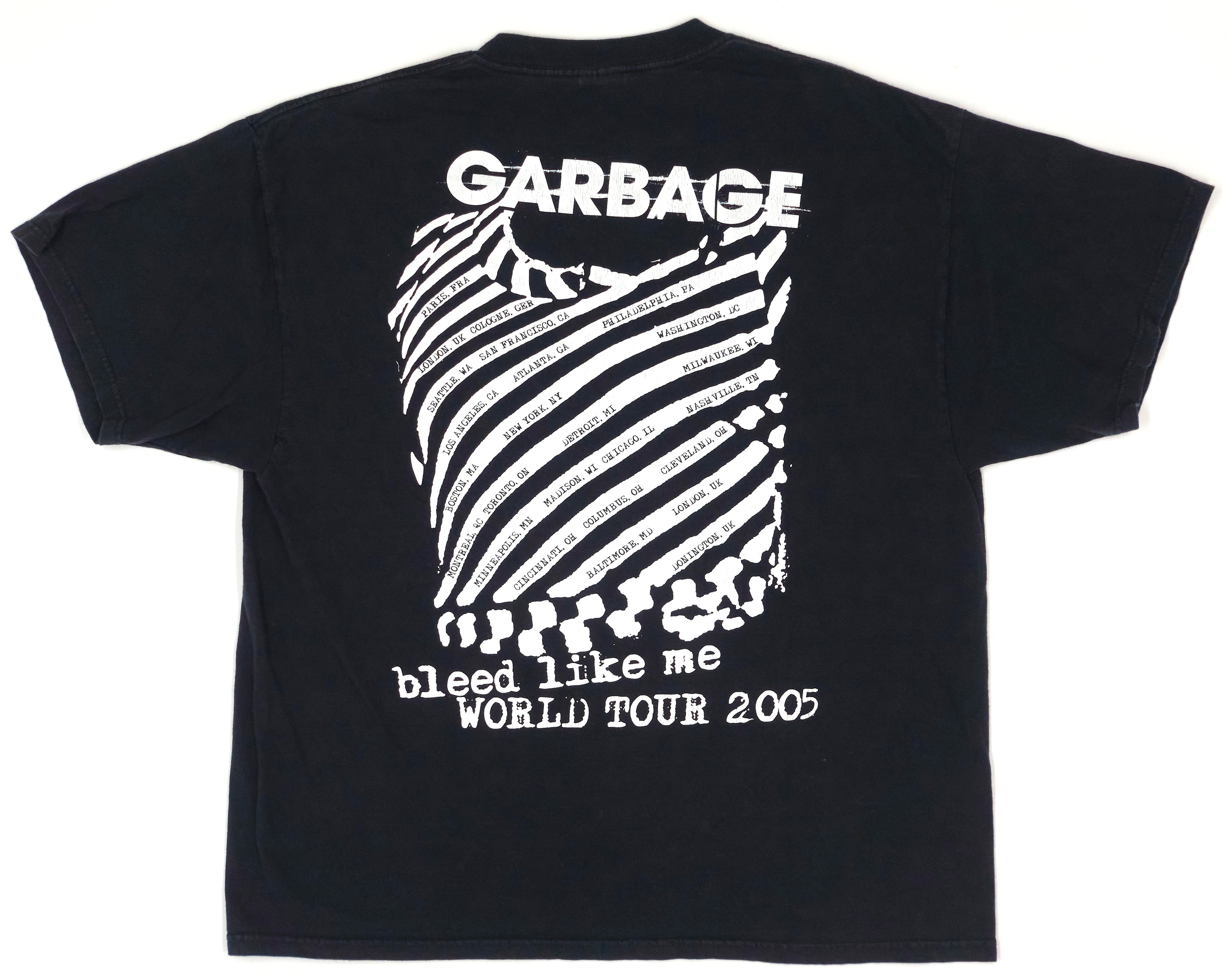 Garbage - Bleed Like Me 2005 World Tour Shirt Size (1) XL