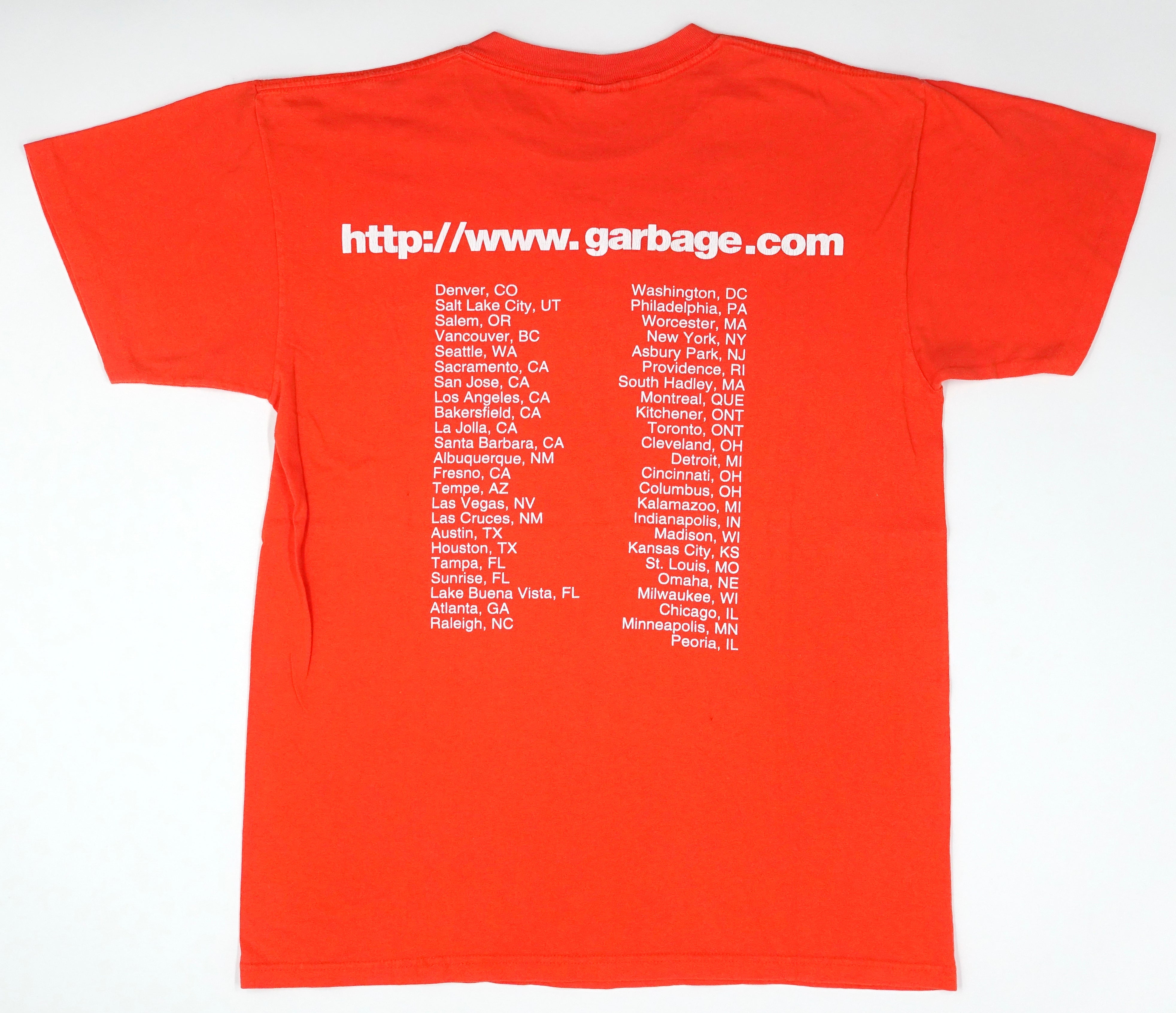 Garbage - Version 2.0 1998 North American Tour Shirt Size Large