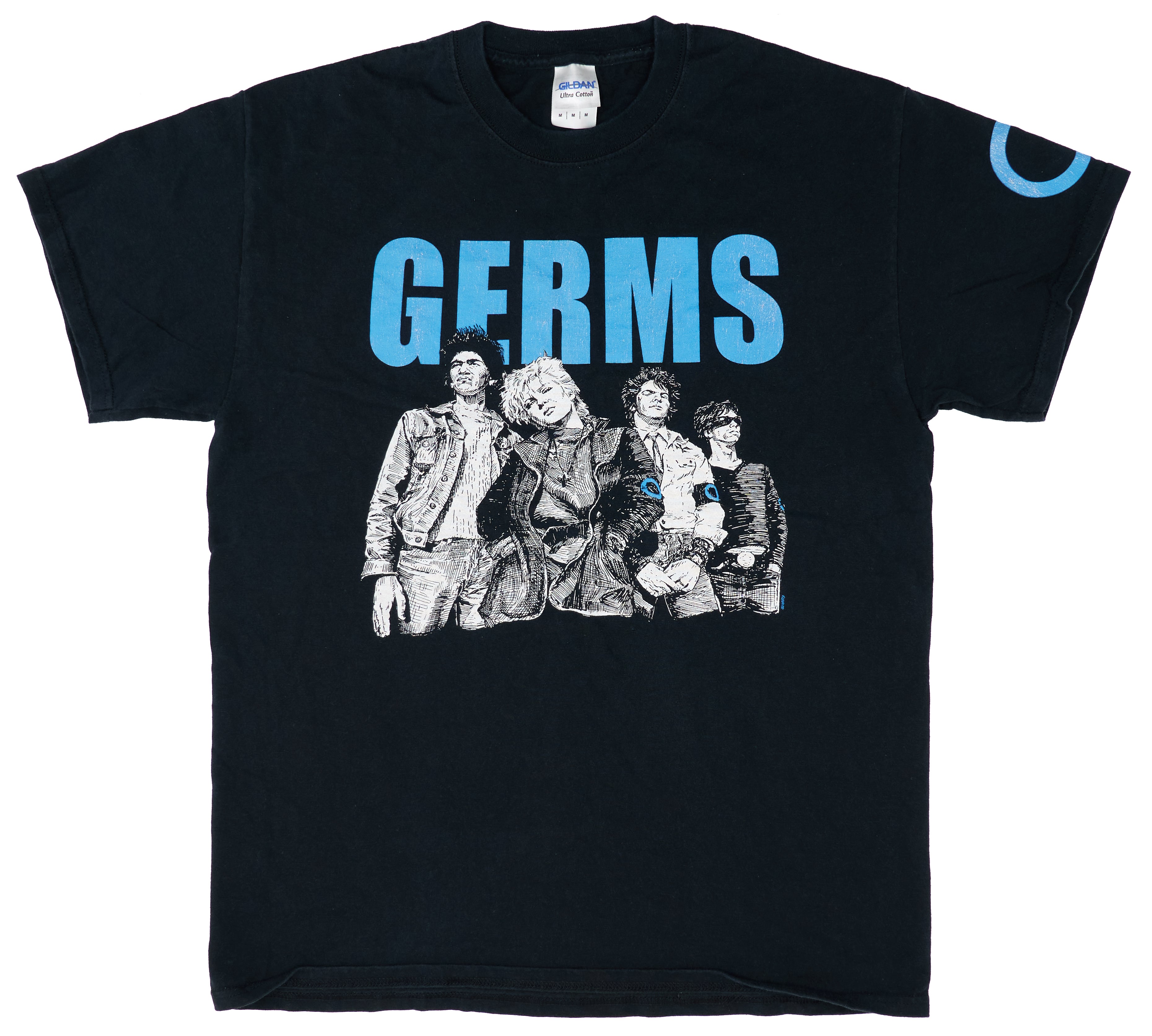Germs ‎– Arm Band by Chris Shary Shirt Size Medium