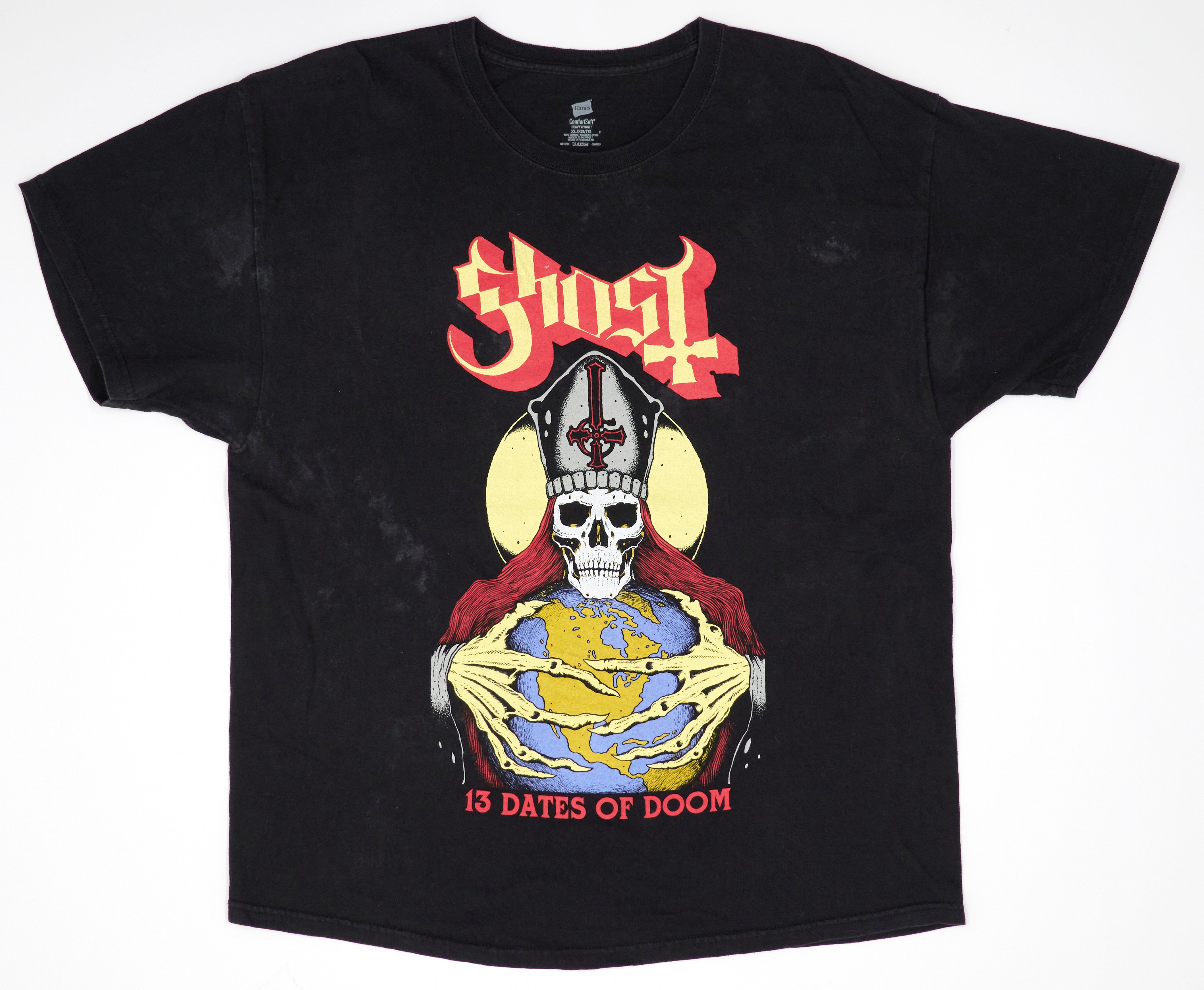 Ghost ‎– 13 Dates Of Doom North American 2012 Tour Shirt Size XL