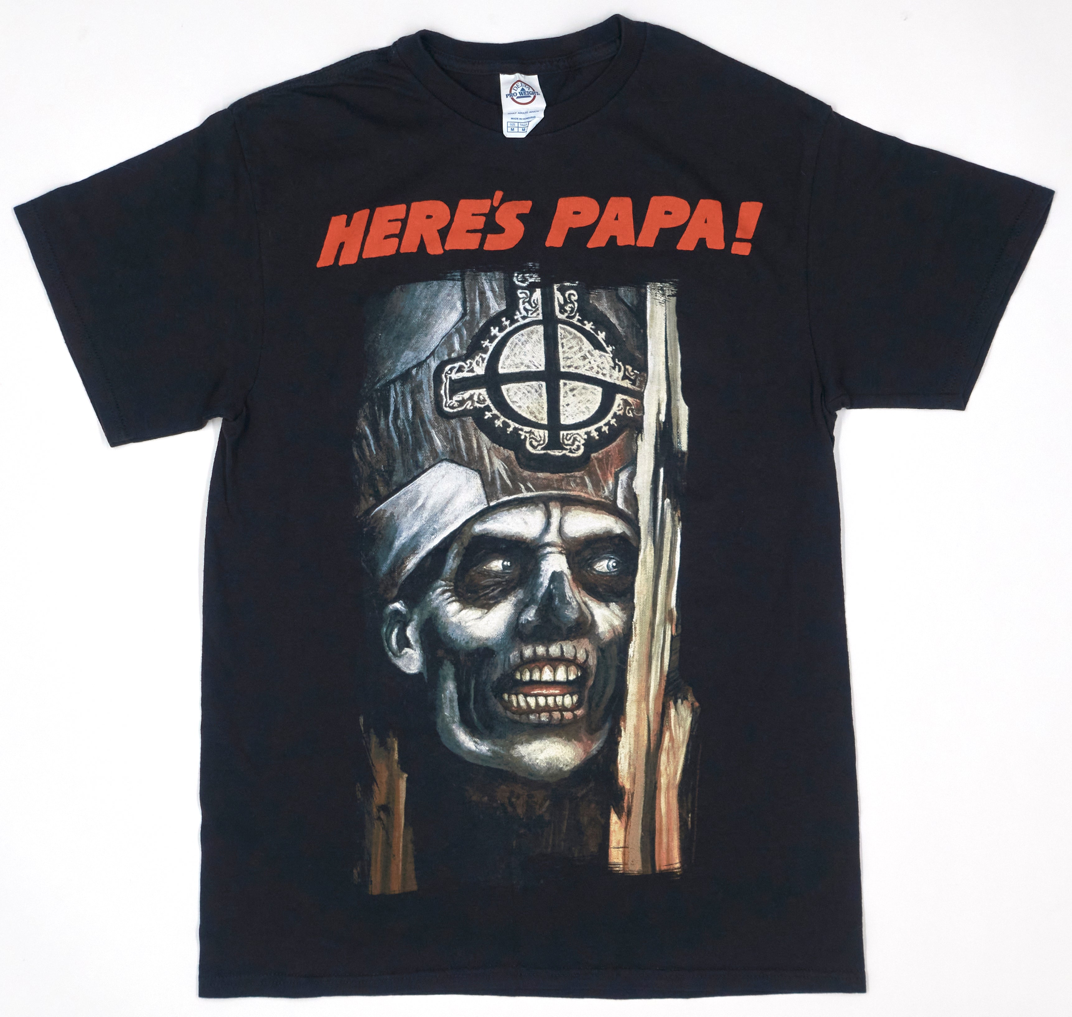 Ghost ‎– Here's Papa! Tour Shirt Size Medium