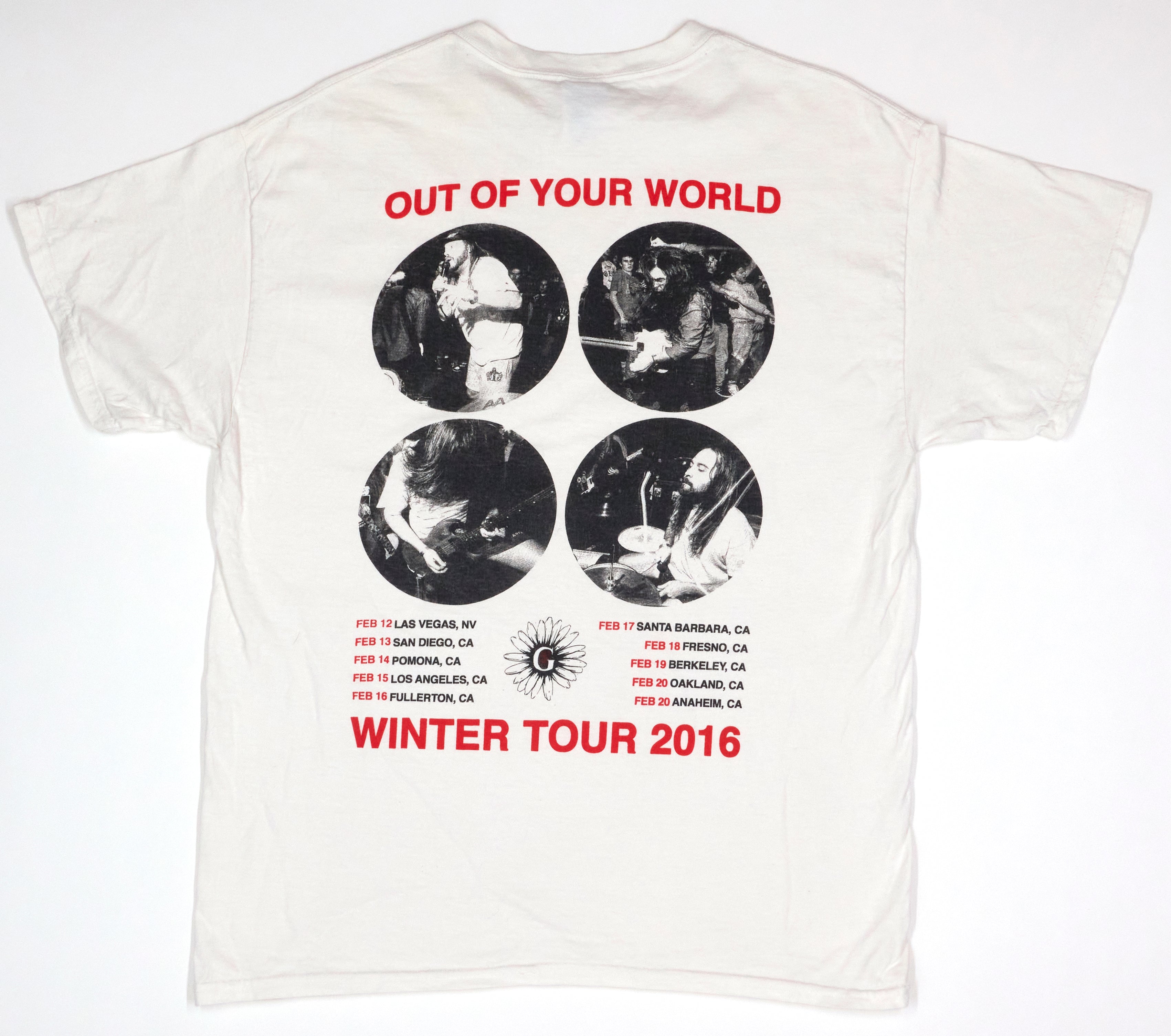 Give – Out Of Your World Winter Tour 2016 Shirt Size Large