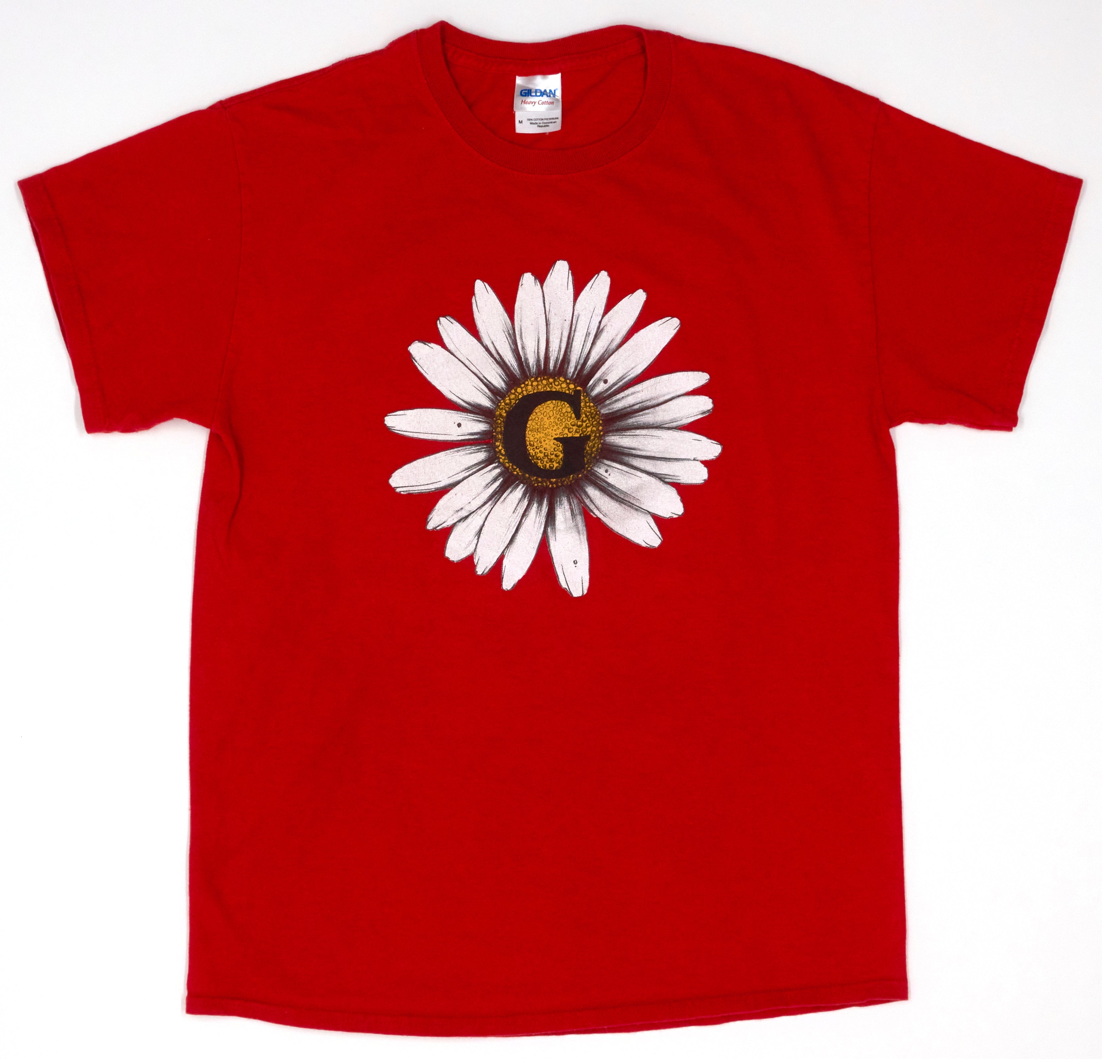 Give – Yellow Flower Revelation Logo Back Tour Shirt Size Medium