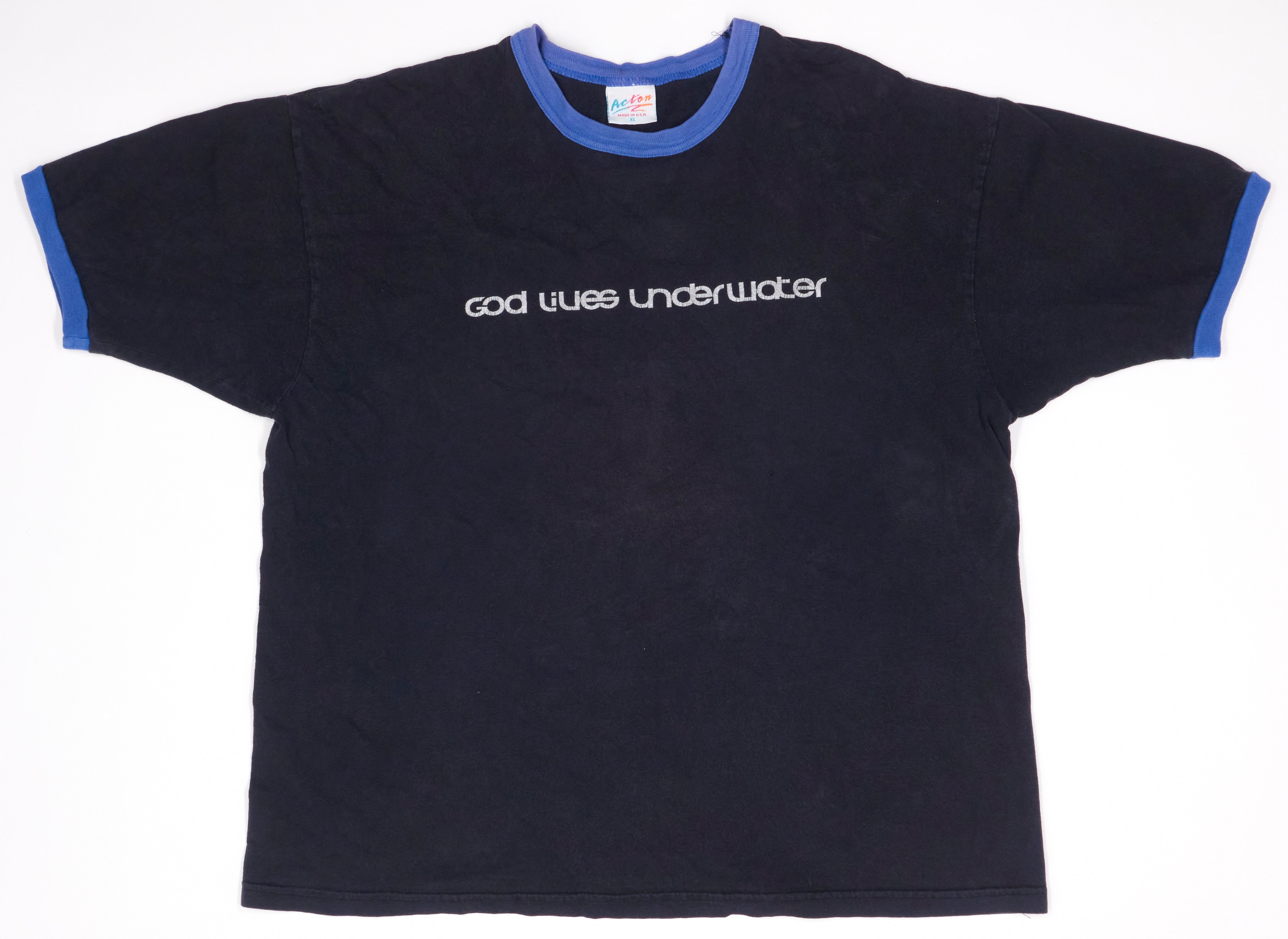 God Lives Underwater – All Wrong 1995 Tour Shirt Size XL